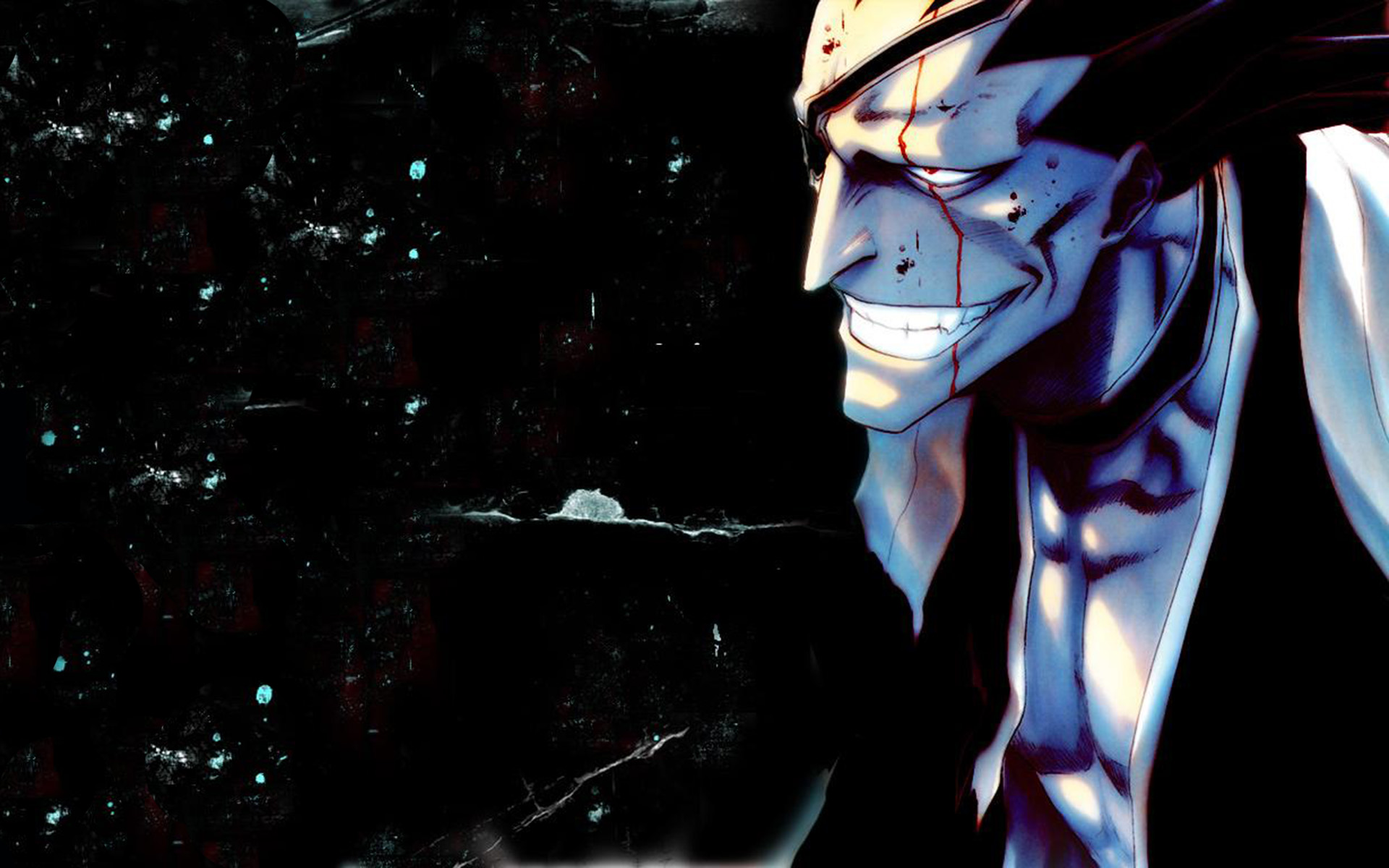 Kenpachi Zaraki Menacing Sinister Smile Profile