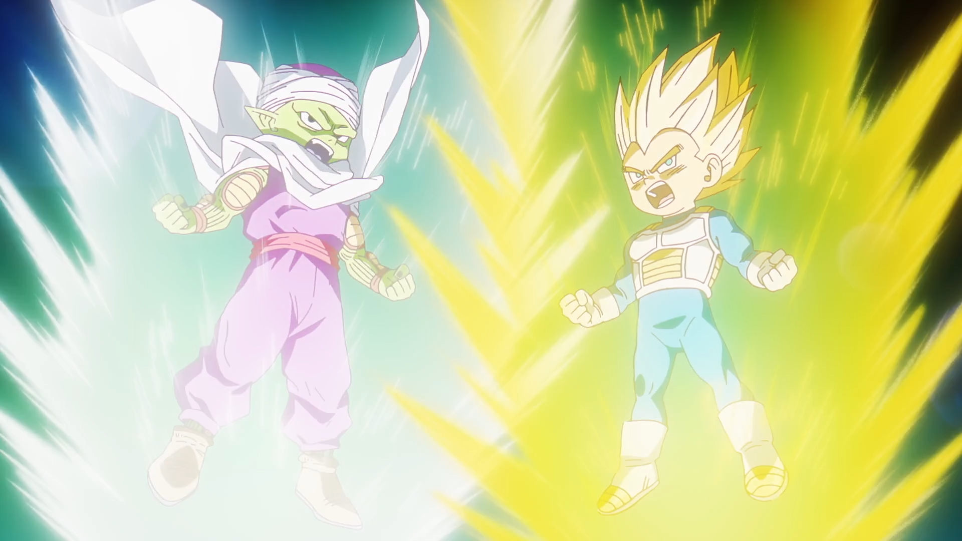 Super Deformed Standoff. The Chibi Power-Up Spark ⚡🌌