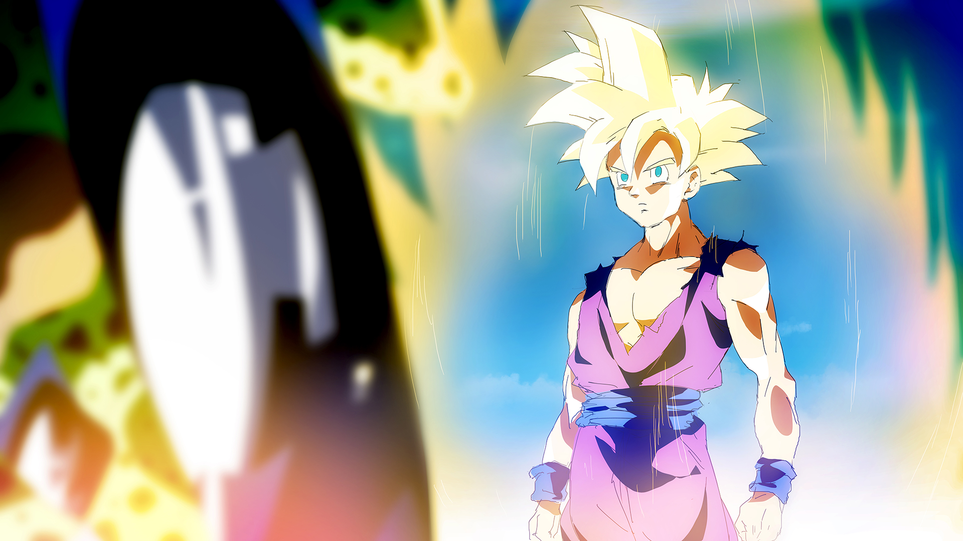 Golden Transcendence. Gohan's Silent Radiance in the Ring 🏟️✨