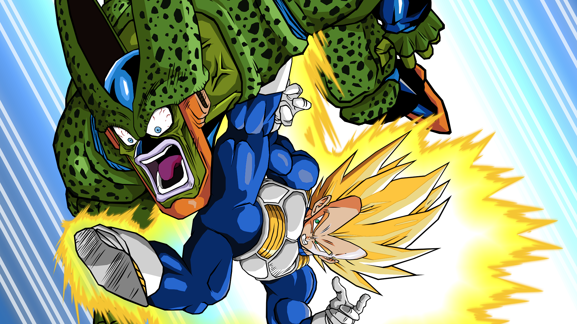 Royal Punishment. The Prince's Crushing Knee Strike ⚡ Perfect Cell
