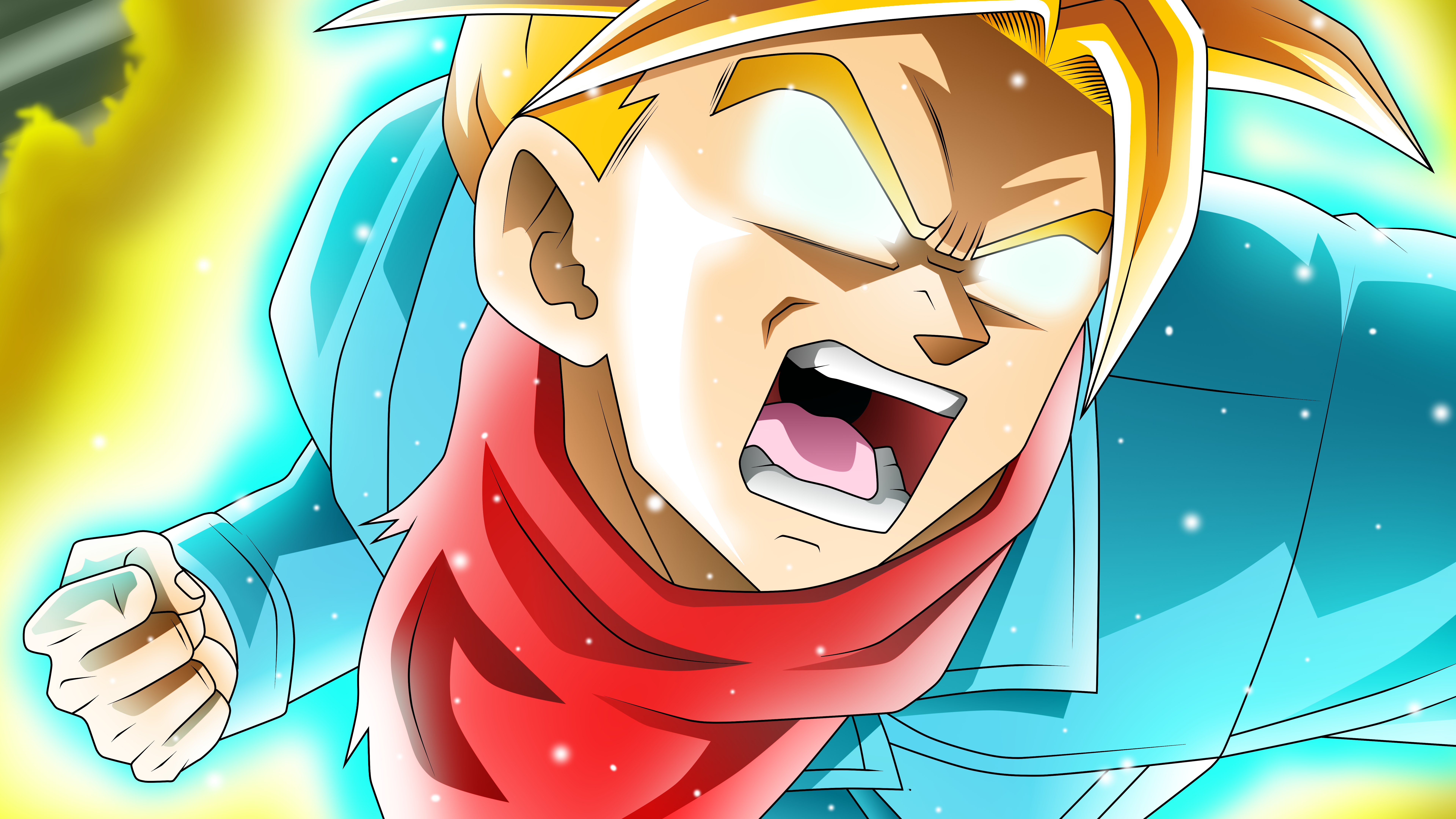 Dragon Ball Super Trunks Charging Attack