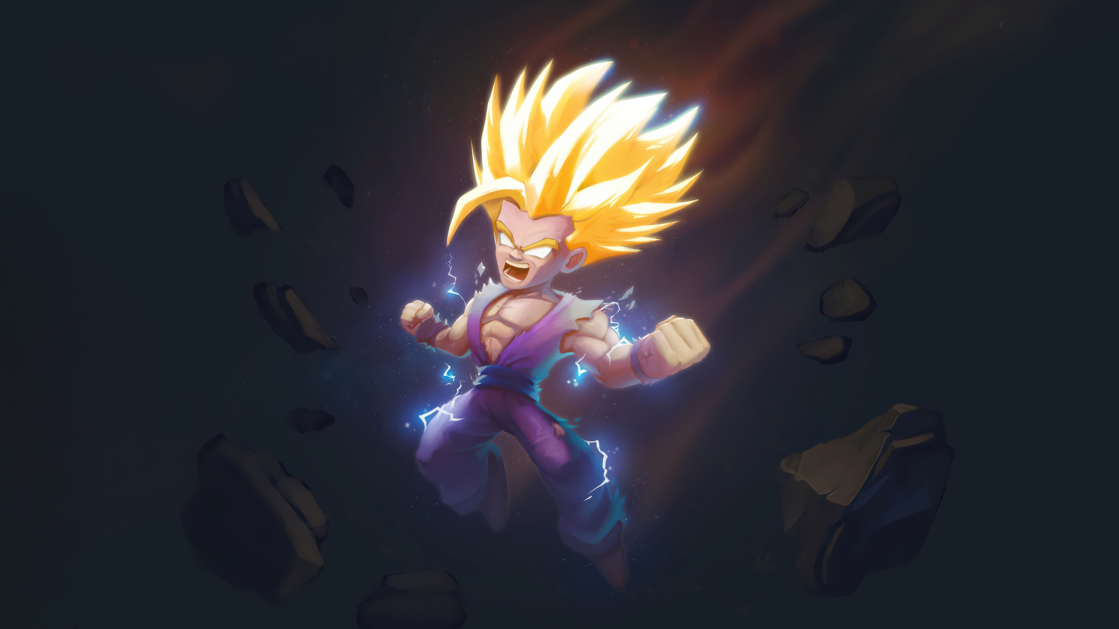 Limit-Break Childhood. The Chibi Surge of Golden Power ⚡🔮