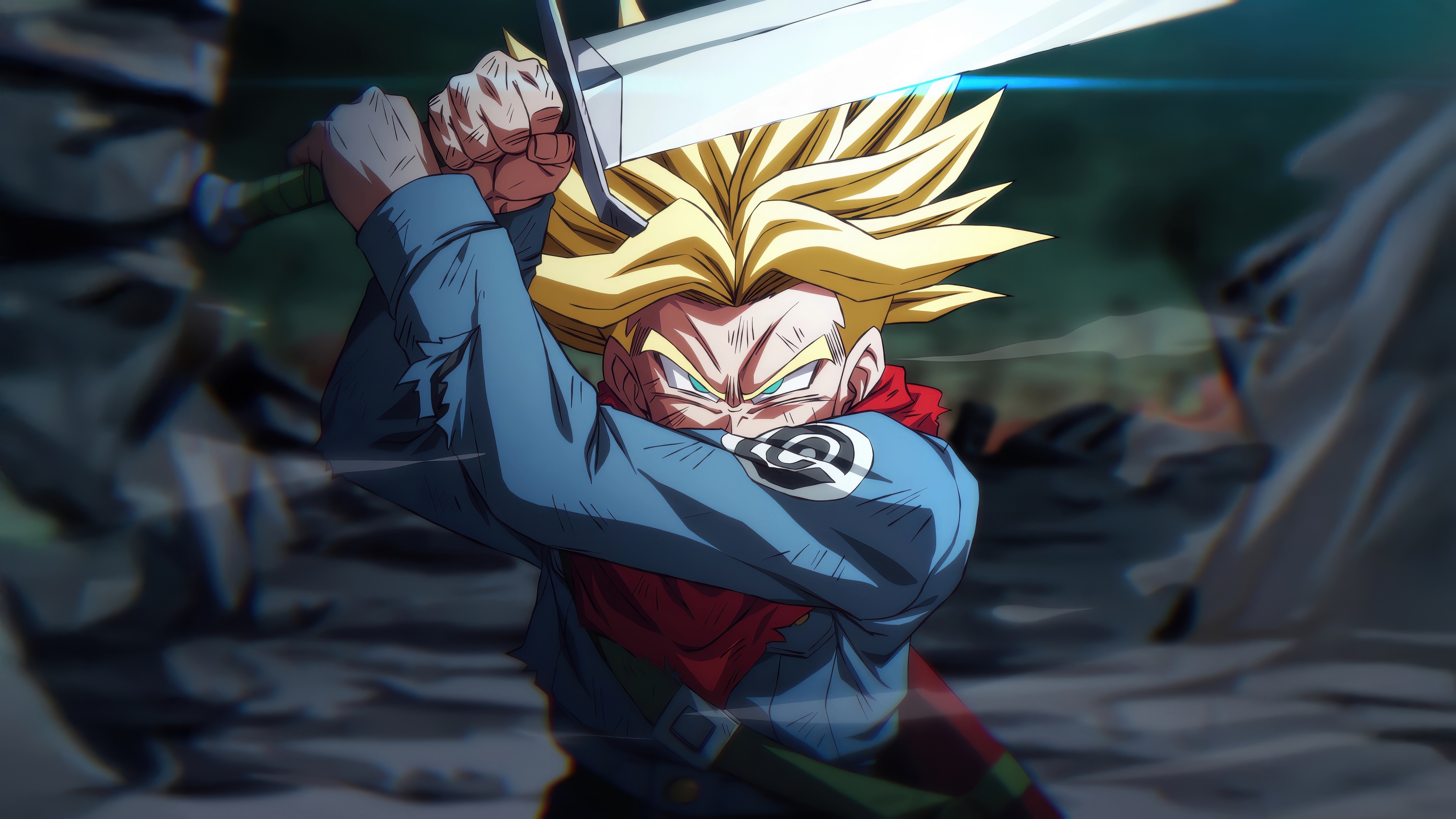 Ultimate Strike. Trunks' Overhead Sword Execution ⚔️🌋