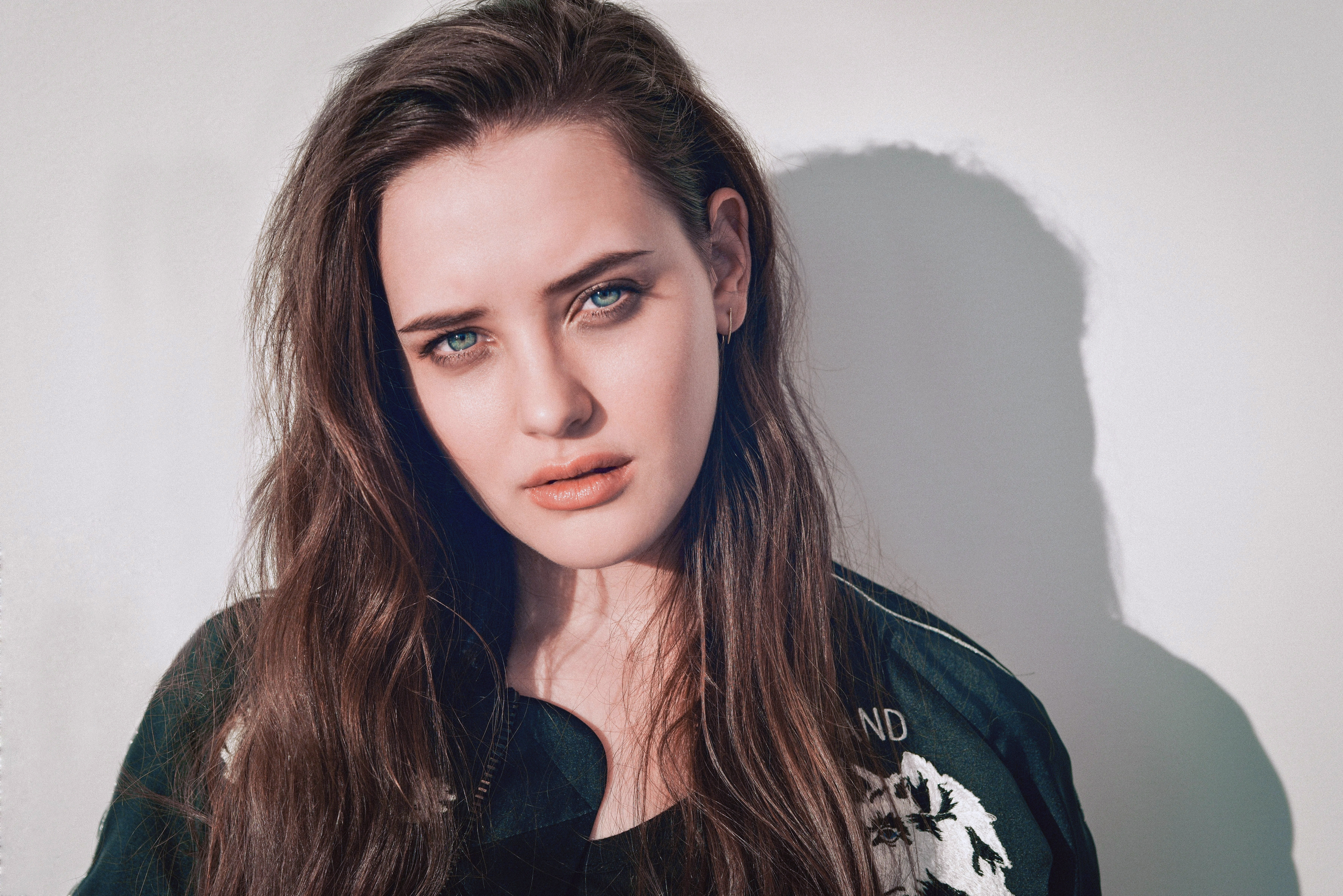 Katherine Langford Intense Blue Eyes Portrait