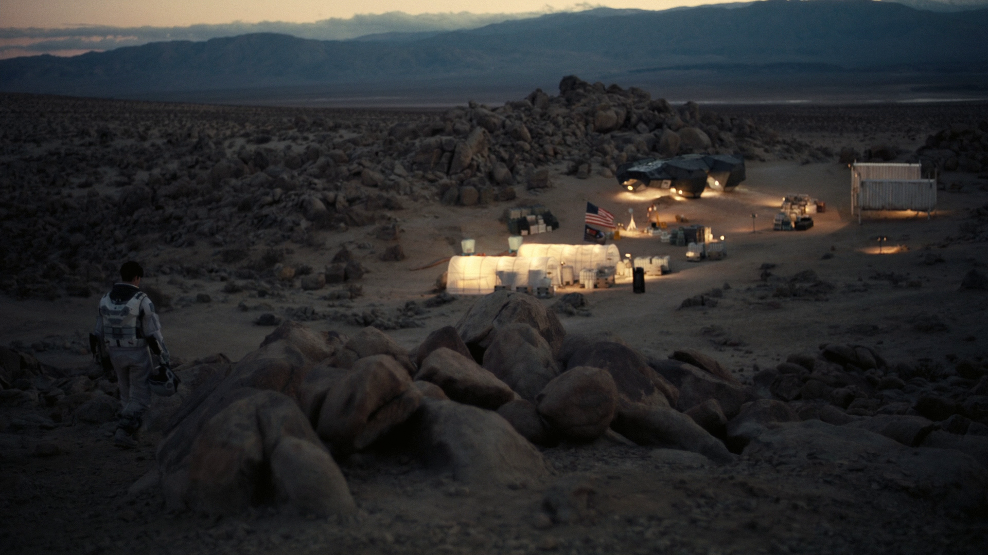 Setting Up Camp On A Forbidden World