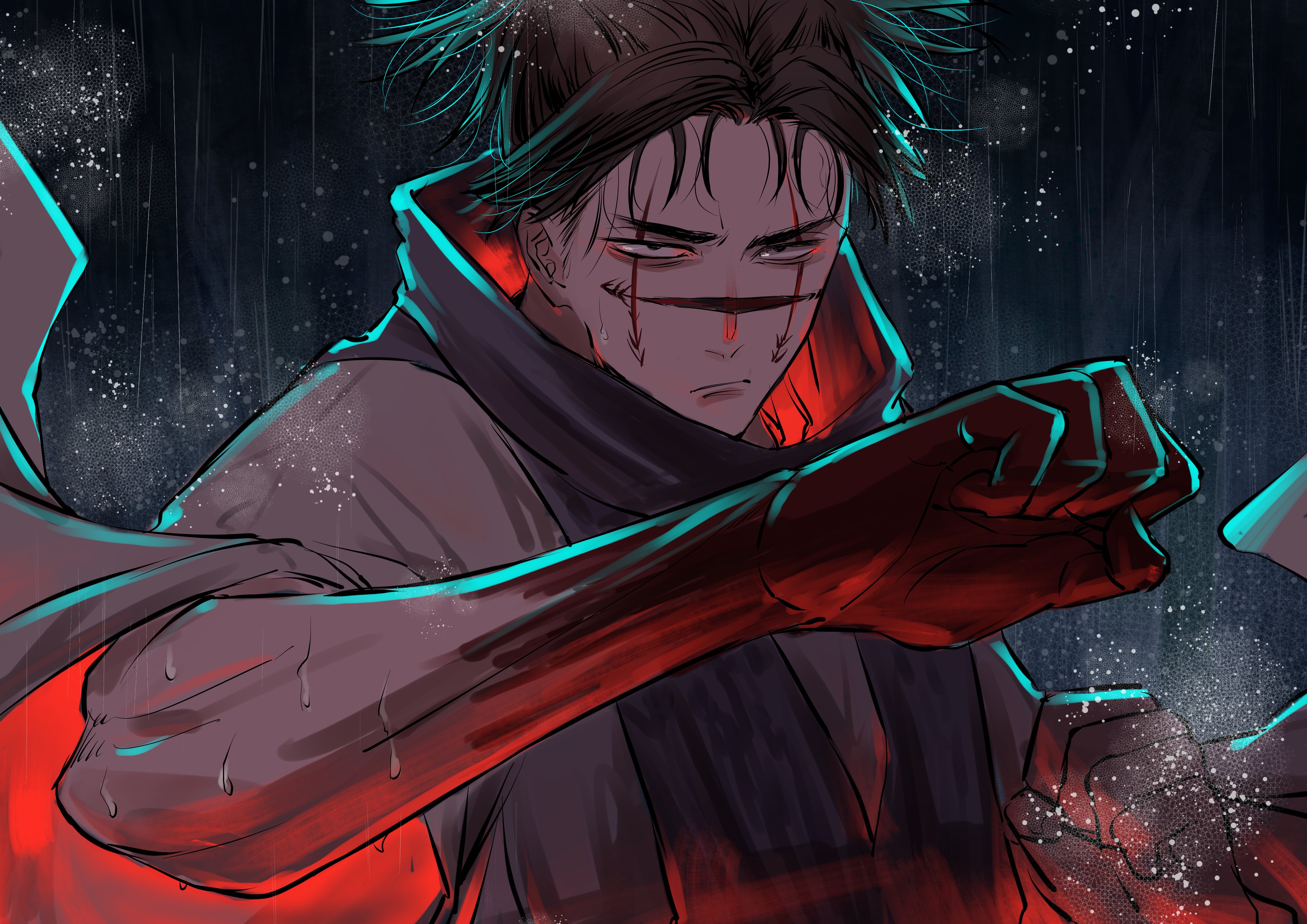 Choso Blood Harden Fist Shibuya Arc