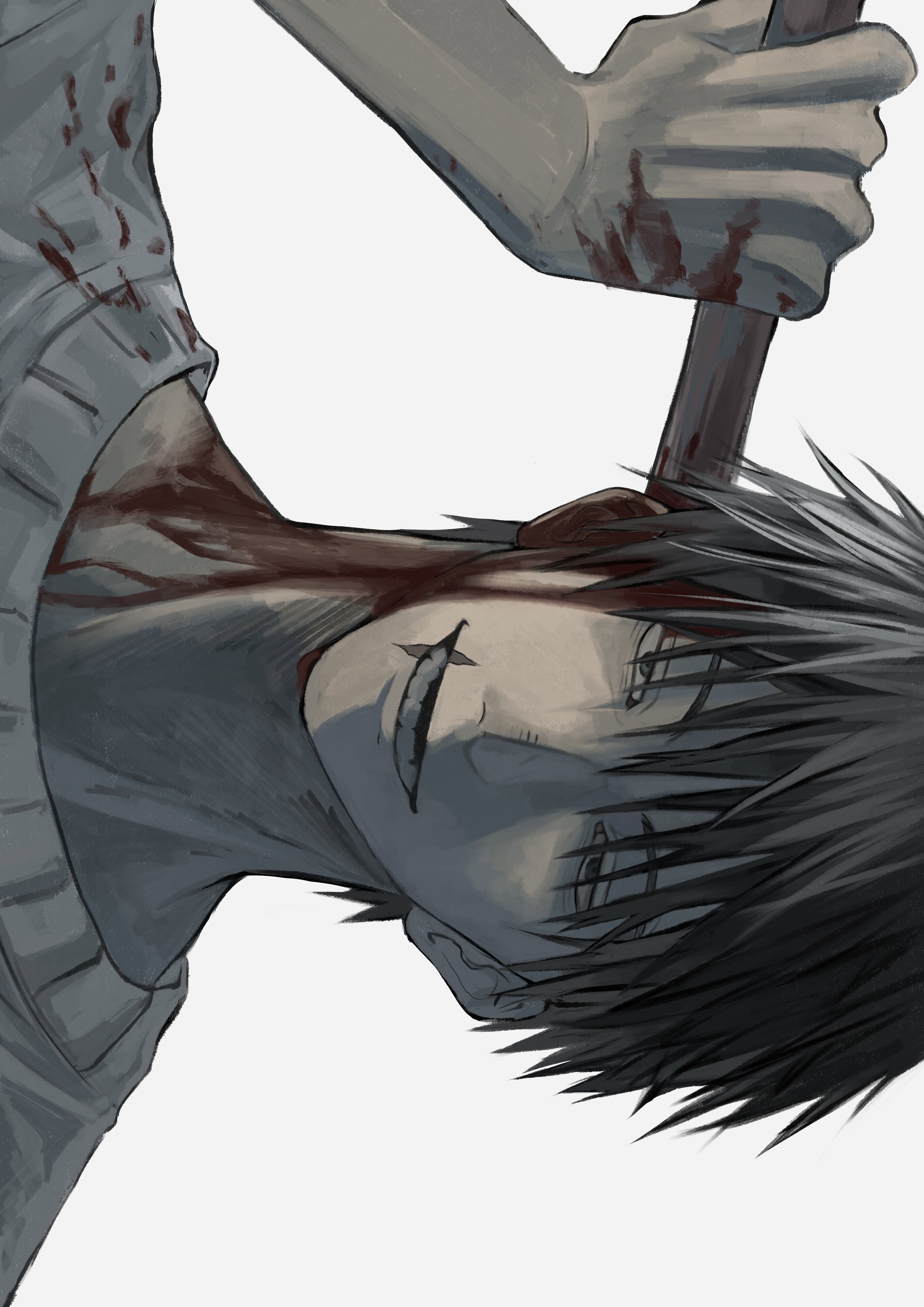 Toji Fushiguro Inverted Spear of Heaven Bleeding
