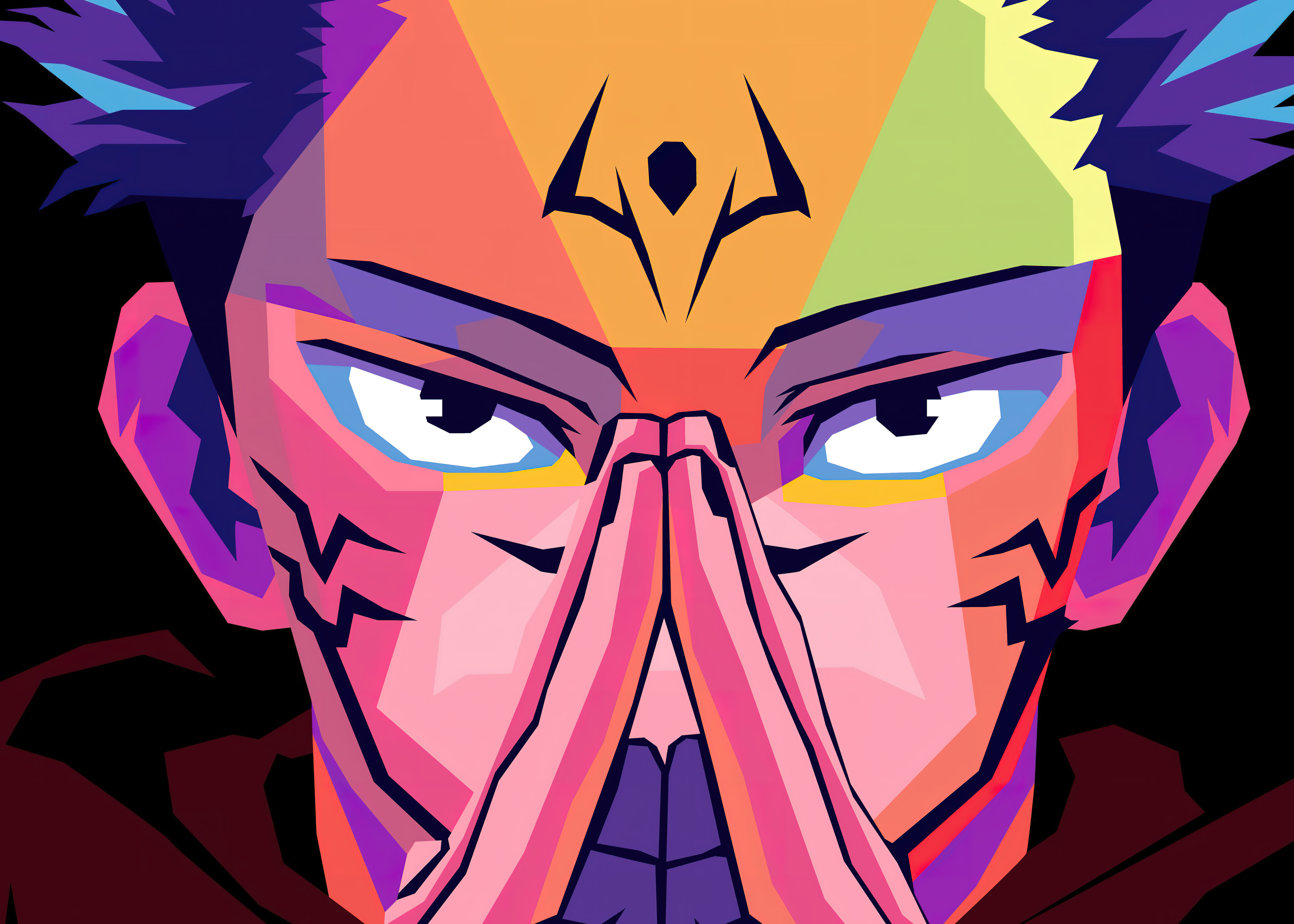 Sukuna Domain Expansion Pop Art