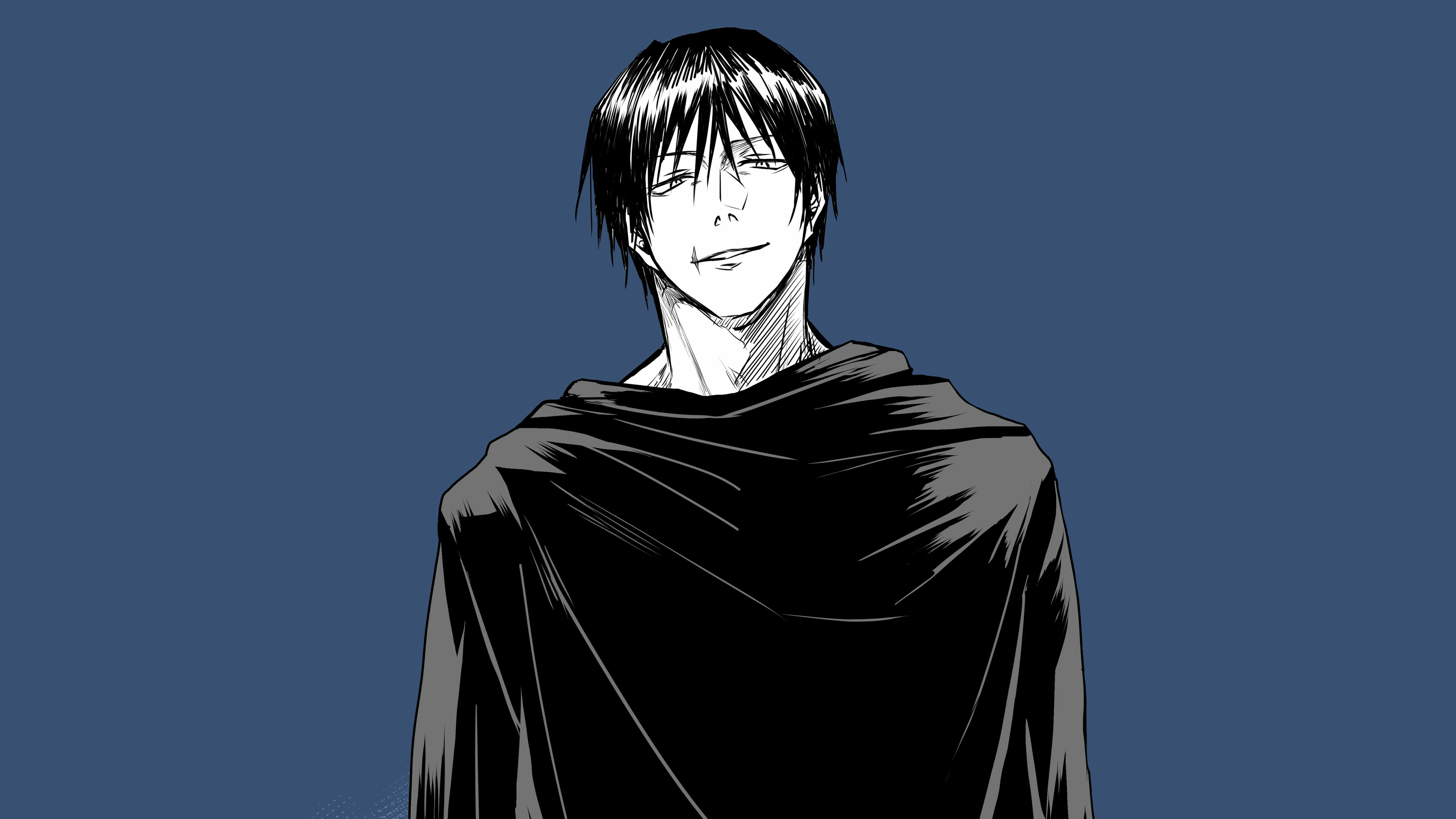 Toji Fushiguro Minimalist Robe Art