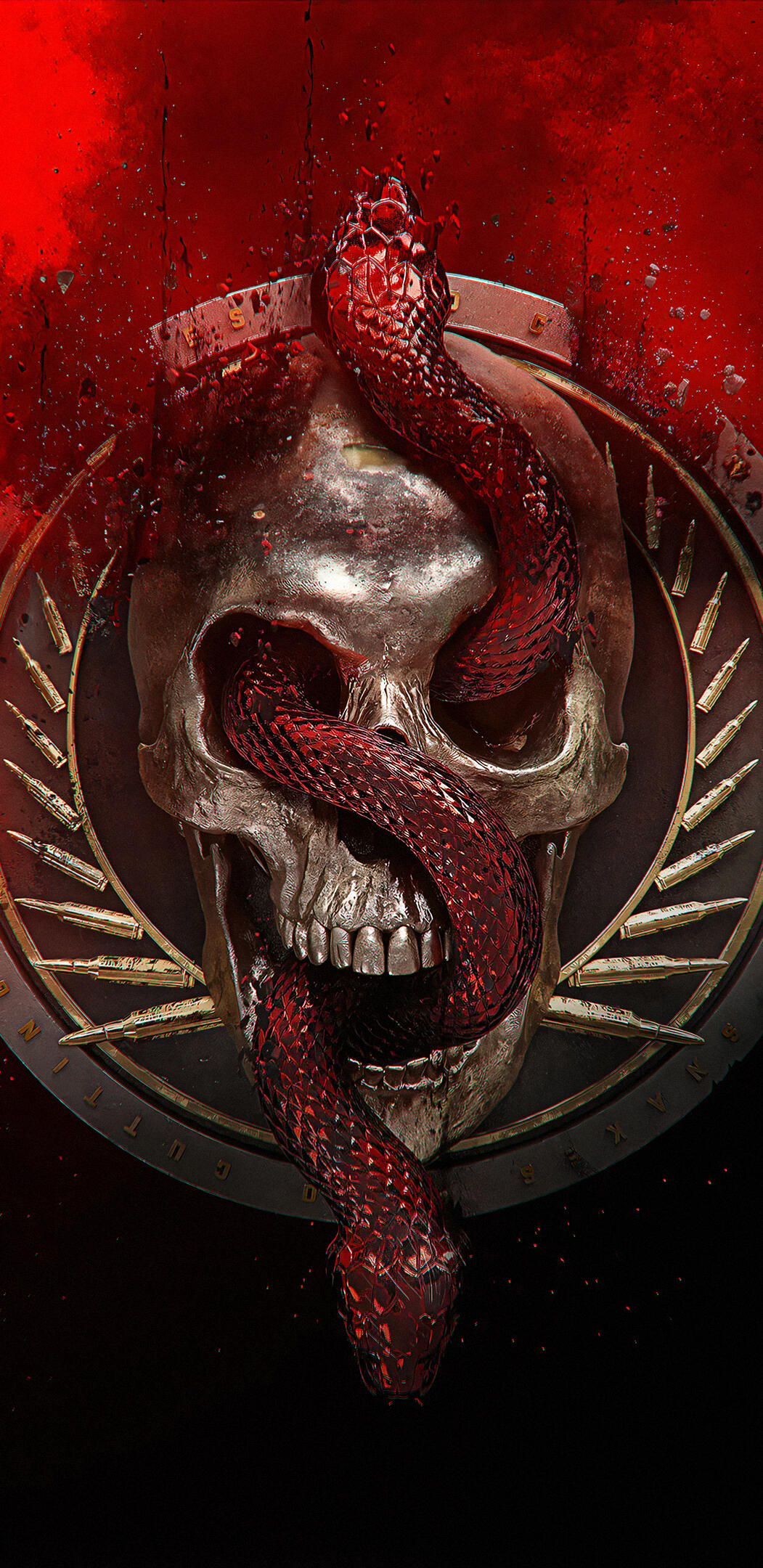 Viper's Kiss: The Metallic Emblem of Death