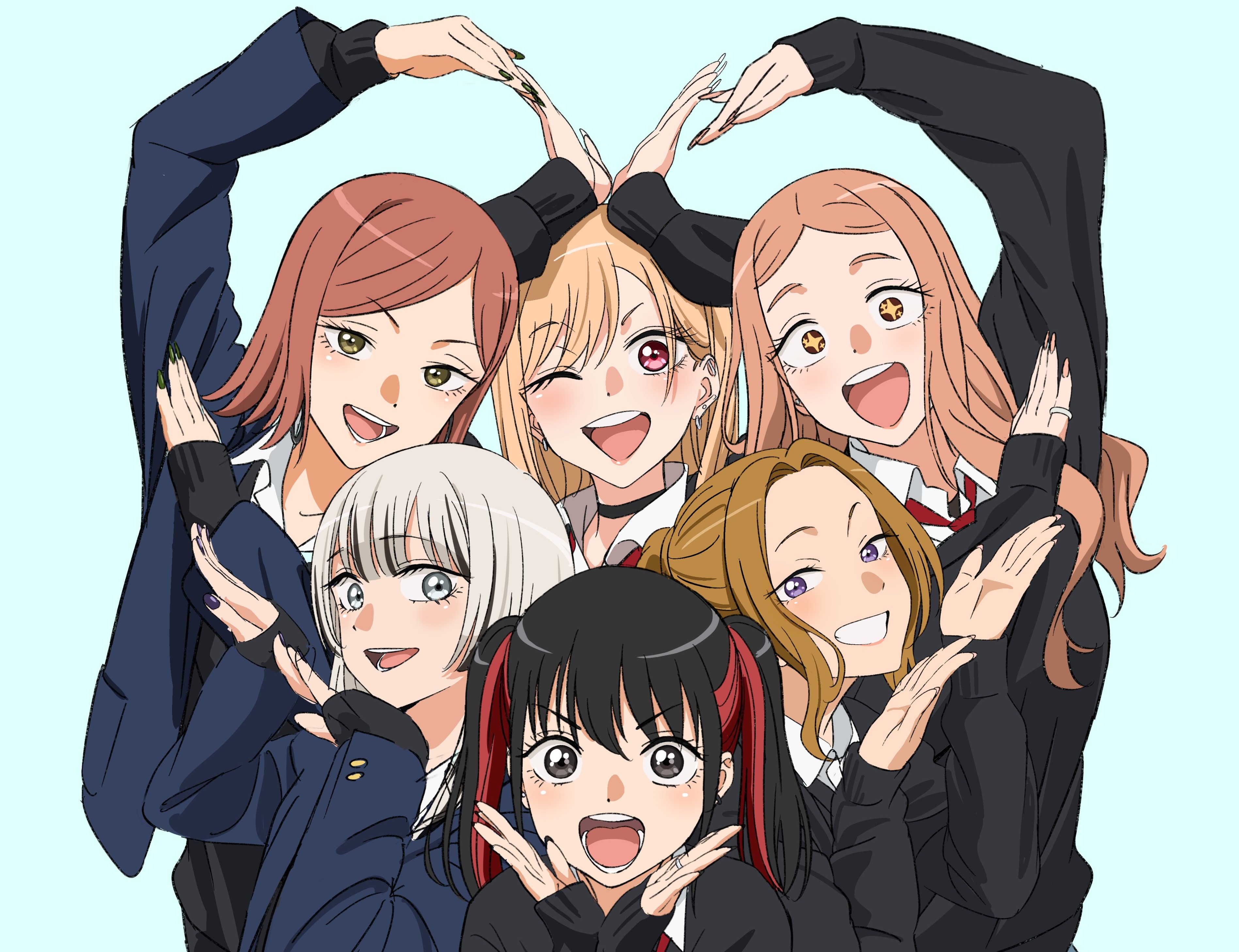 Gyaru Squad Assembly. The Ultimate Heart Frame