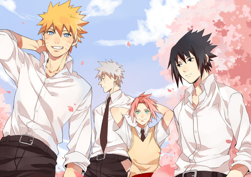Golden Days in Konoha. A Casual Spring Stroll