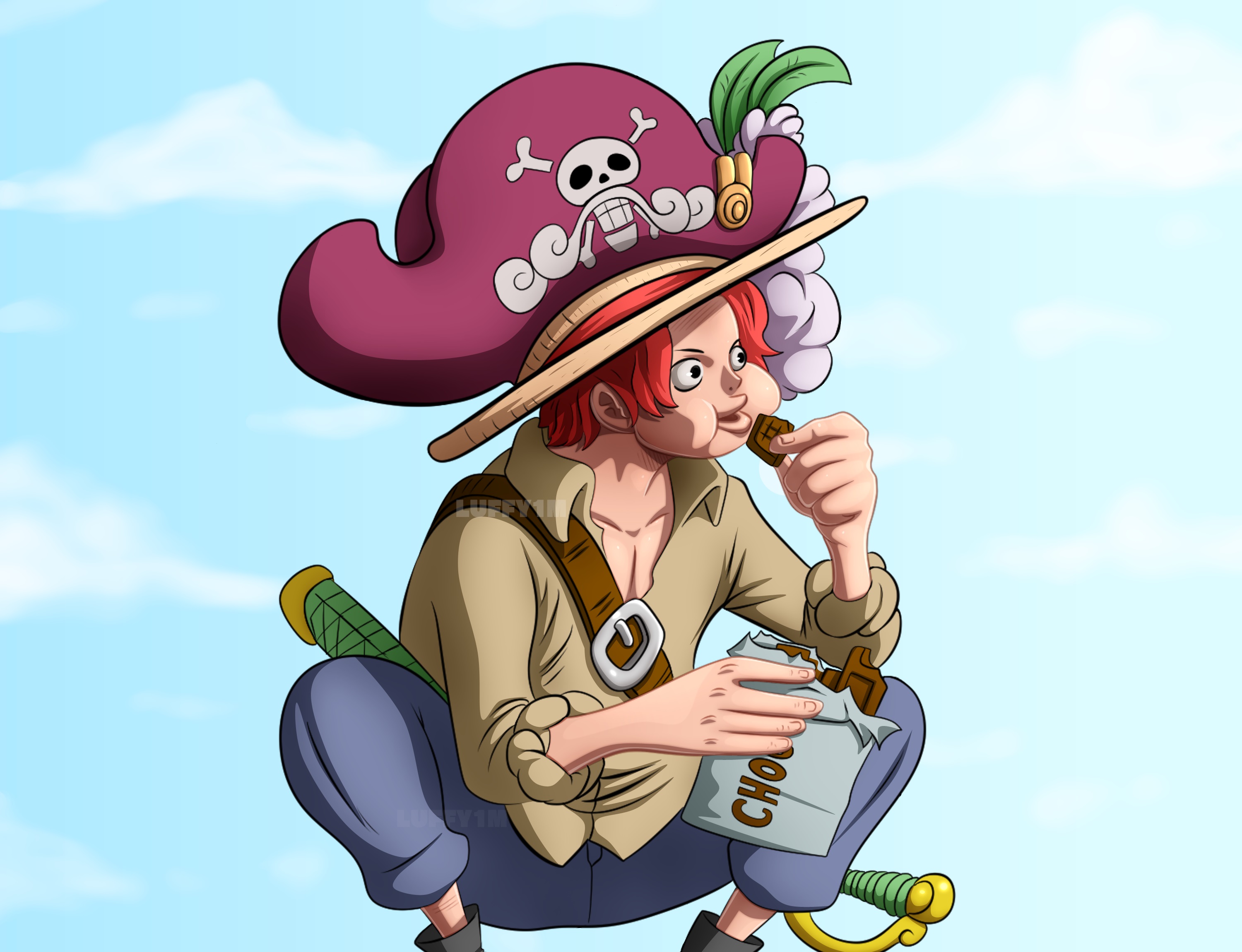 Boyhood Treat. Young Shanks and the Pirate's Booty 👒🍫