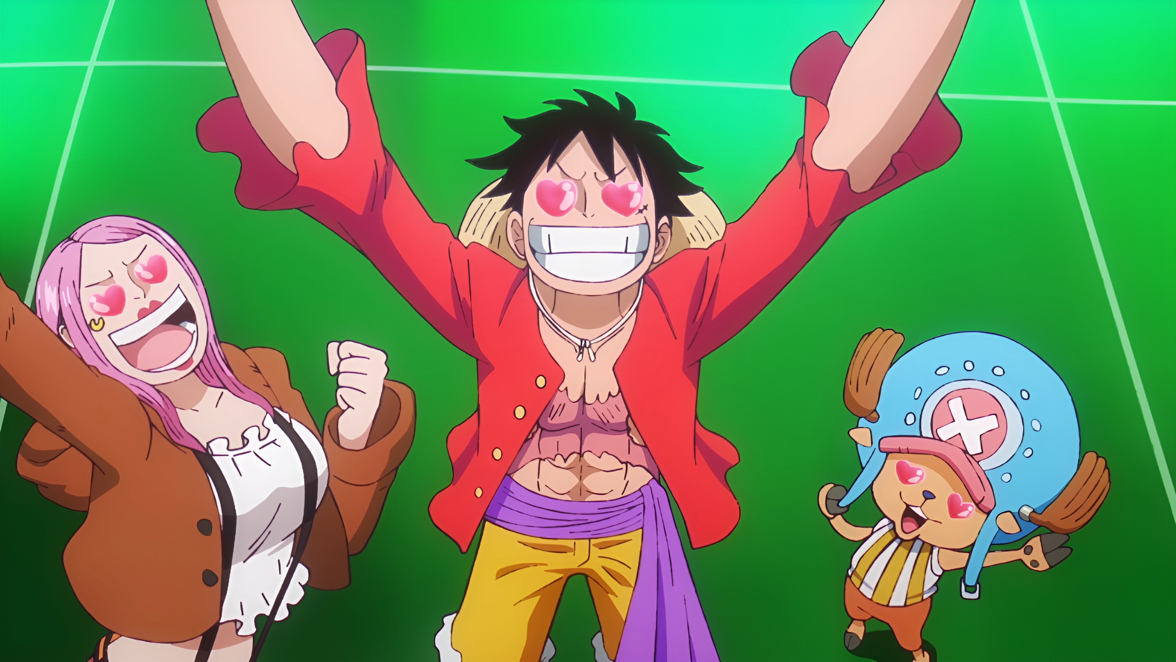 Chasing Dreams with a Smile – Monkey D. Luffy, Jewelry Bonney & Tony Tony Chopper