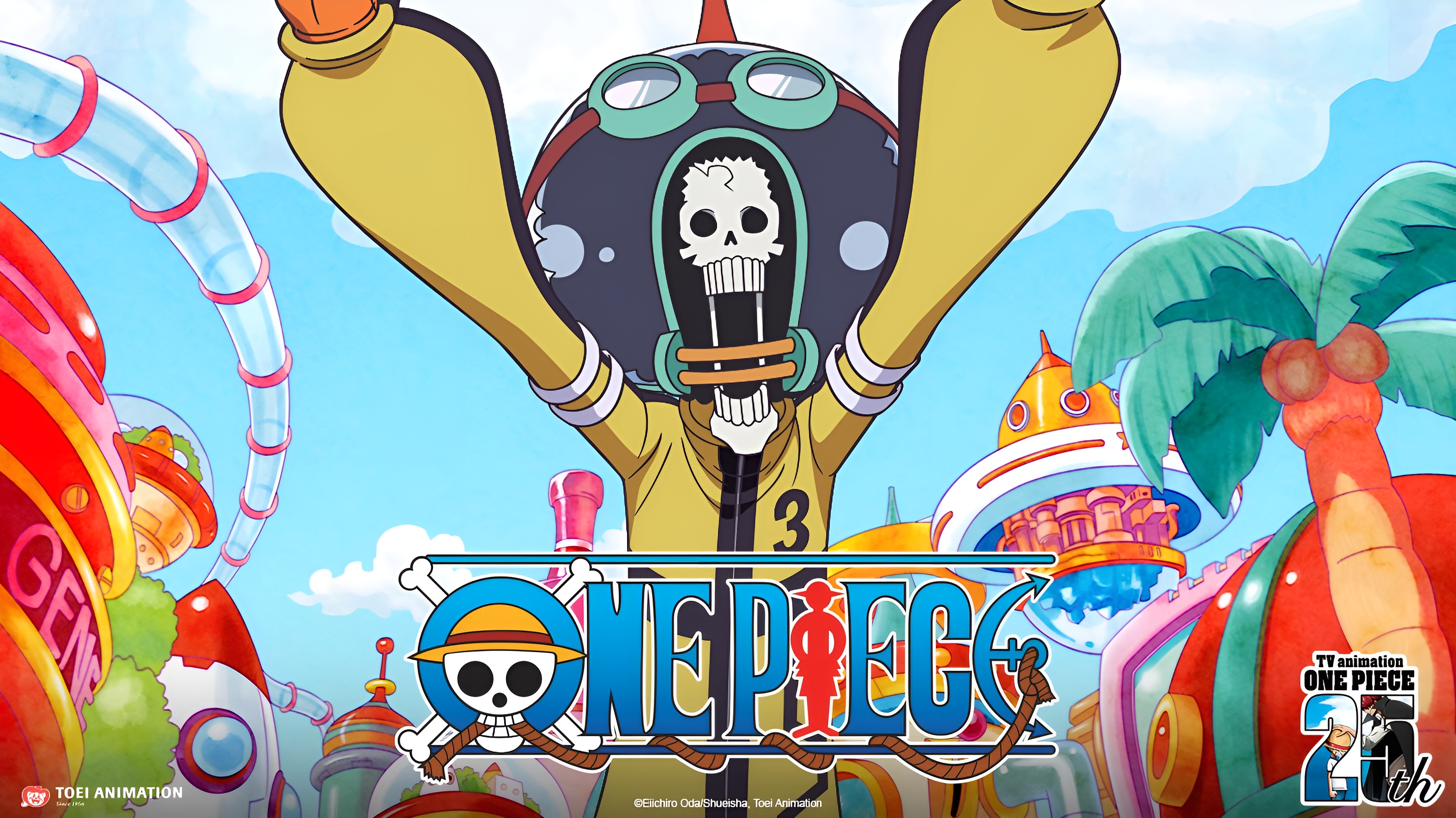 Brook 25th Anniversary | One Piece Official Wallpaper