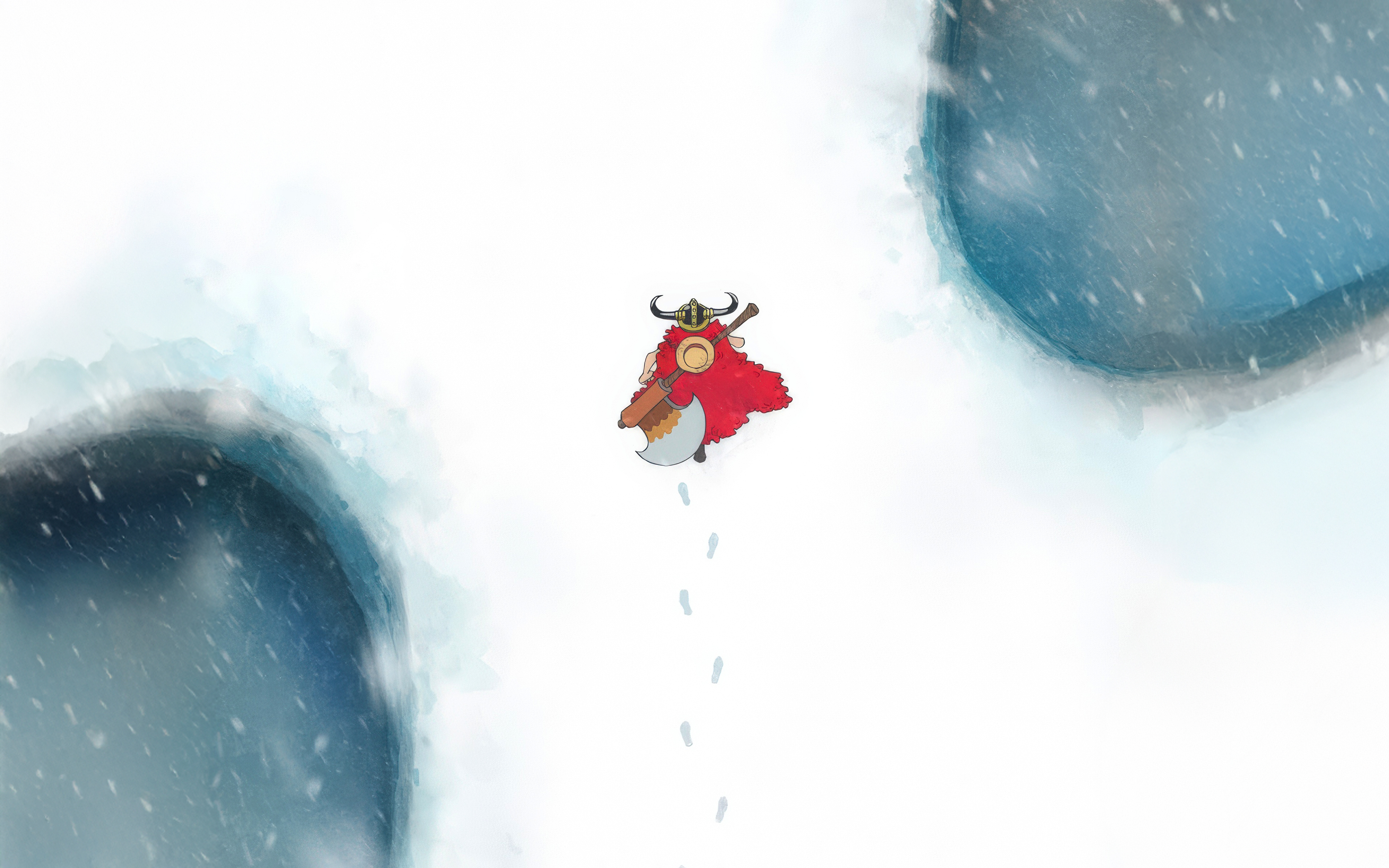 Giant's Solitude. The Viking Vanguard's Snow Trail ❄️🪓