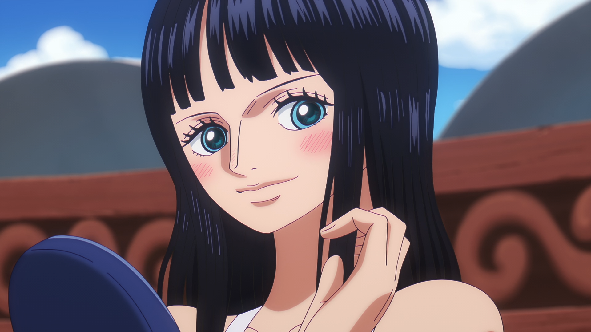 Robin's Blushing Smile