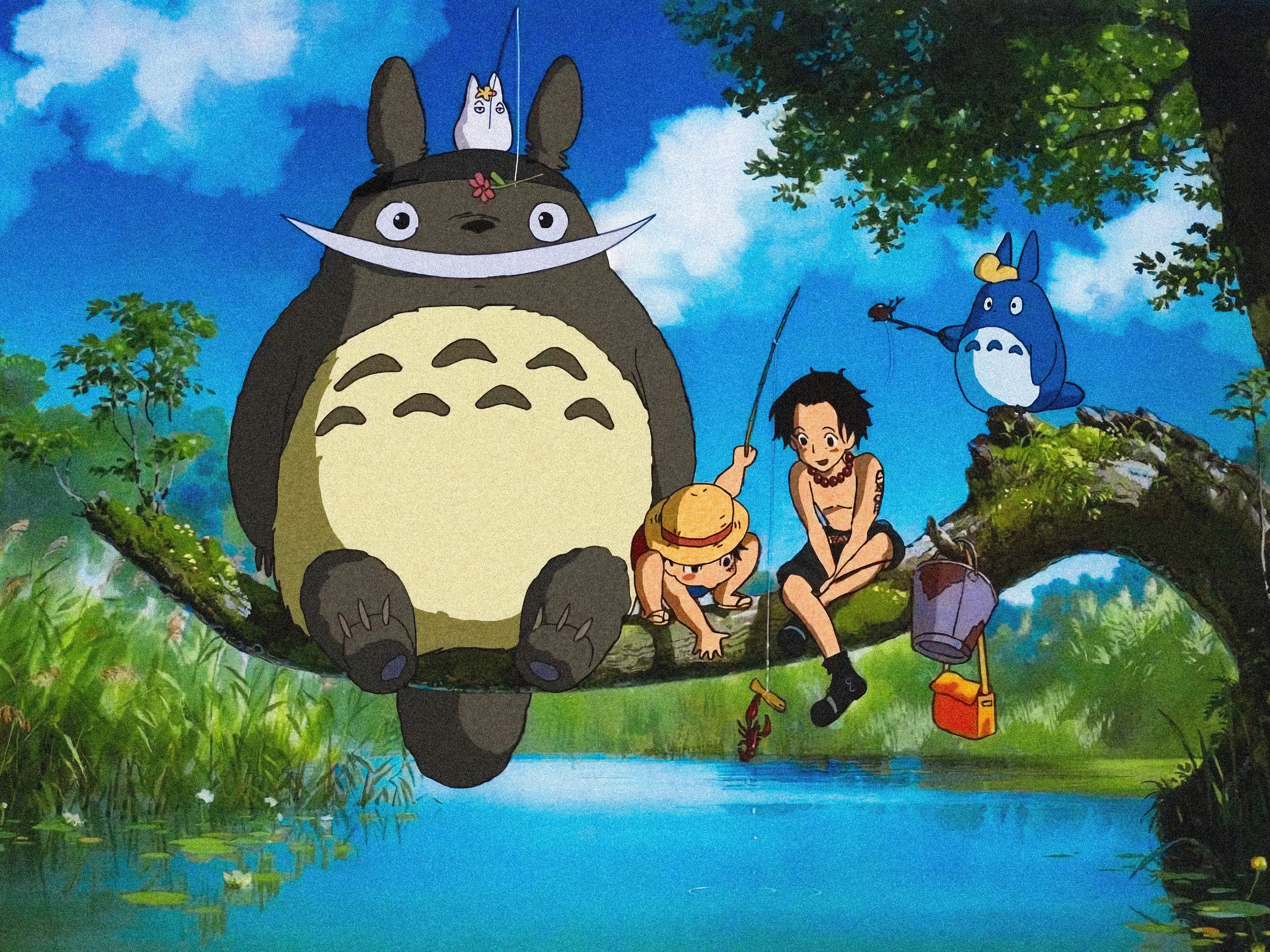 Totoro of the Whitebeard Fleet. Fishing with the Forest Spirit 🌲🎣