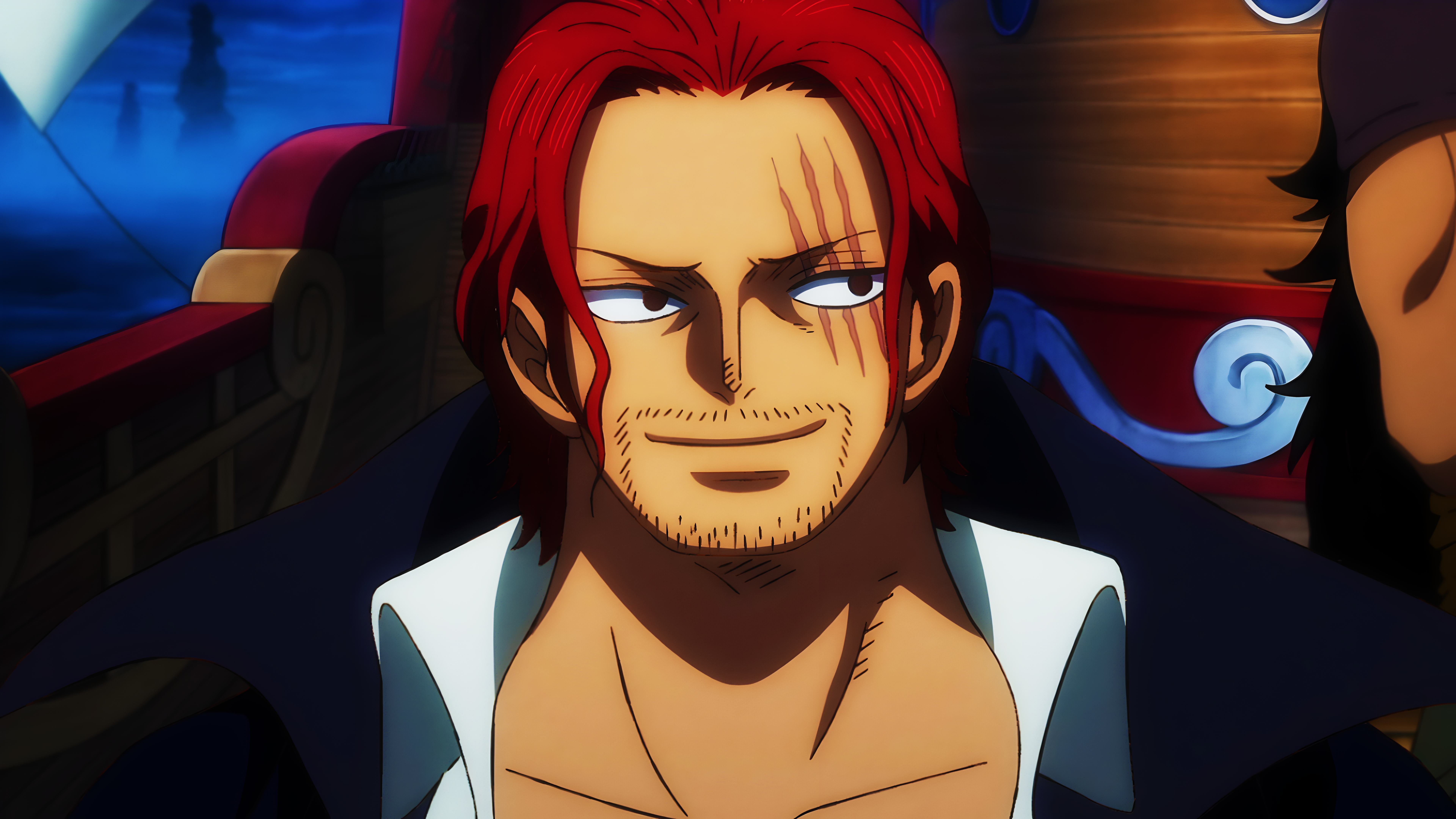 One Piece Shanks Confident Smirk