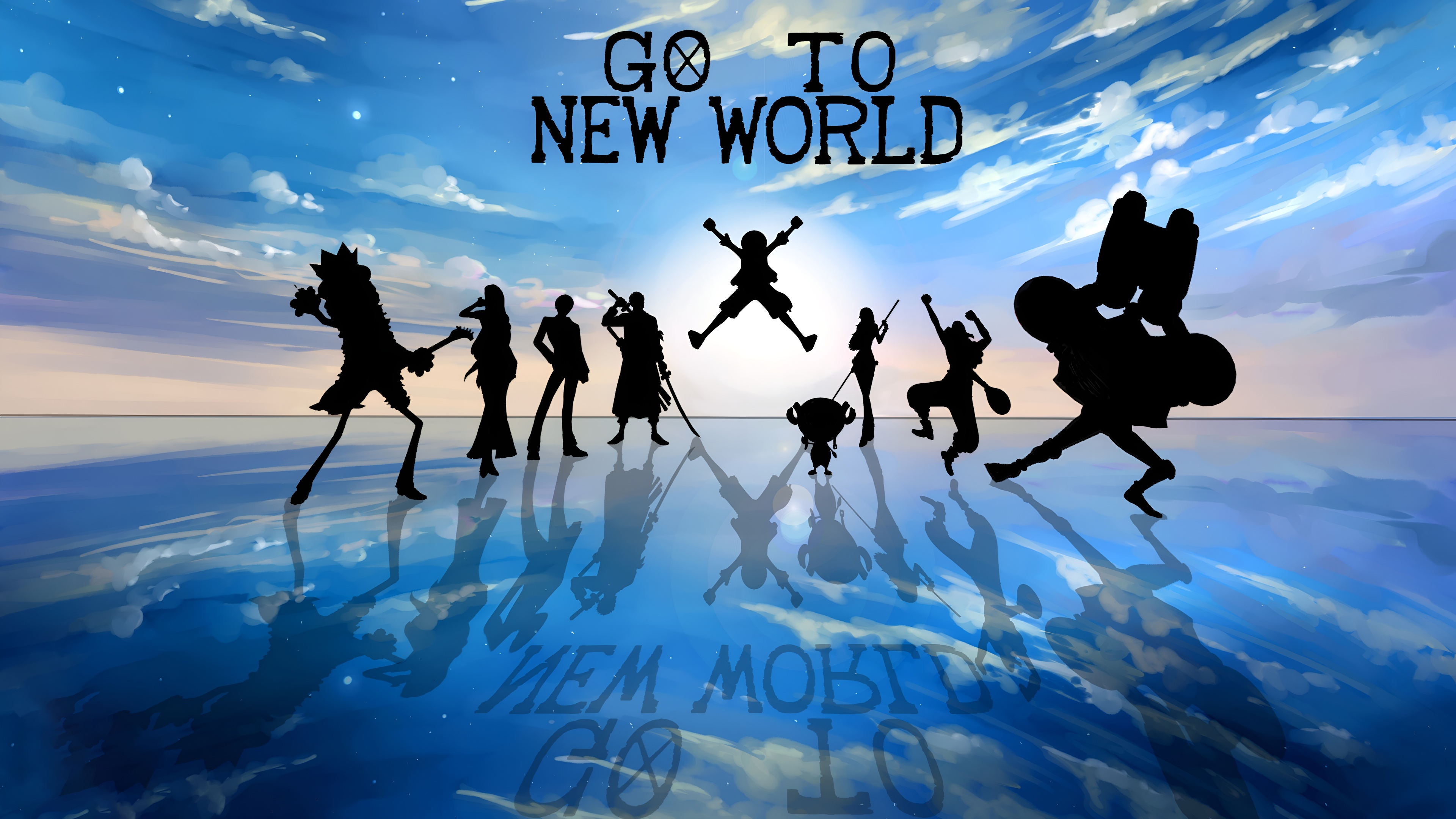 Go To New World – Straw Hat Pirates Silhouette