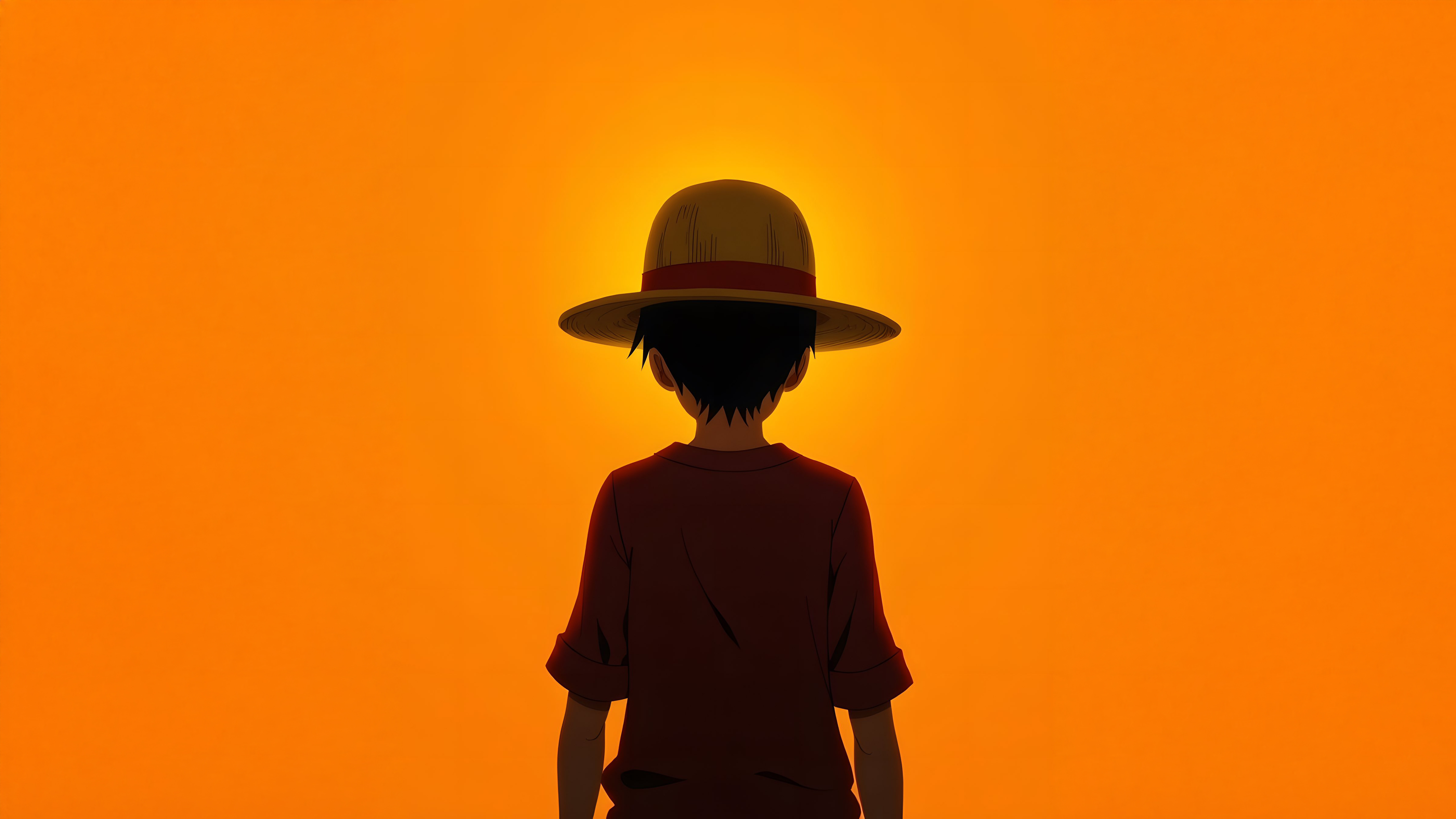 Minimalist Horizon. The Boy and the Eternal Light ☀️ Minimal