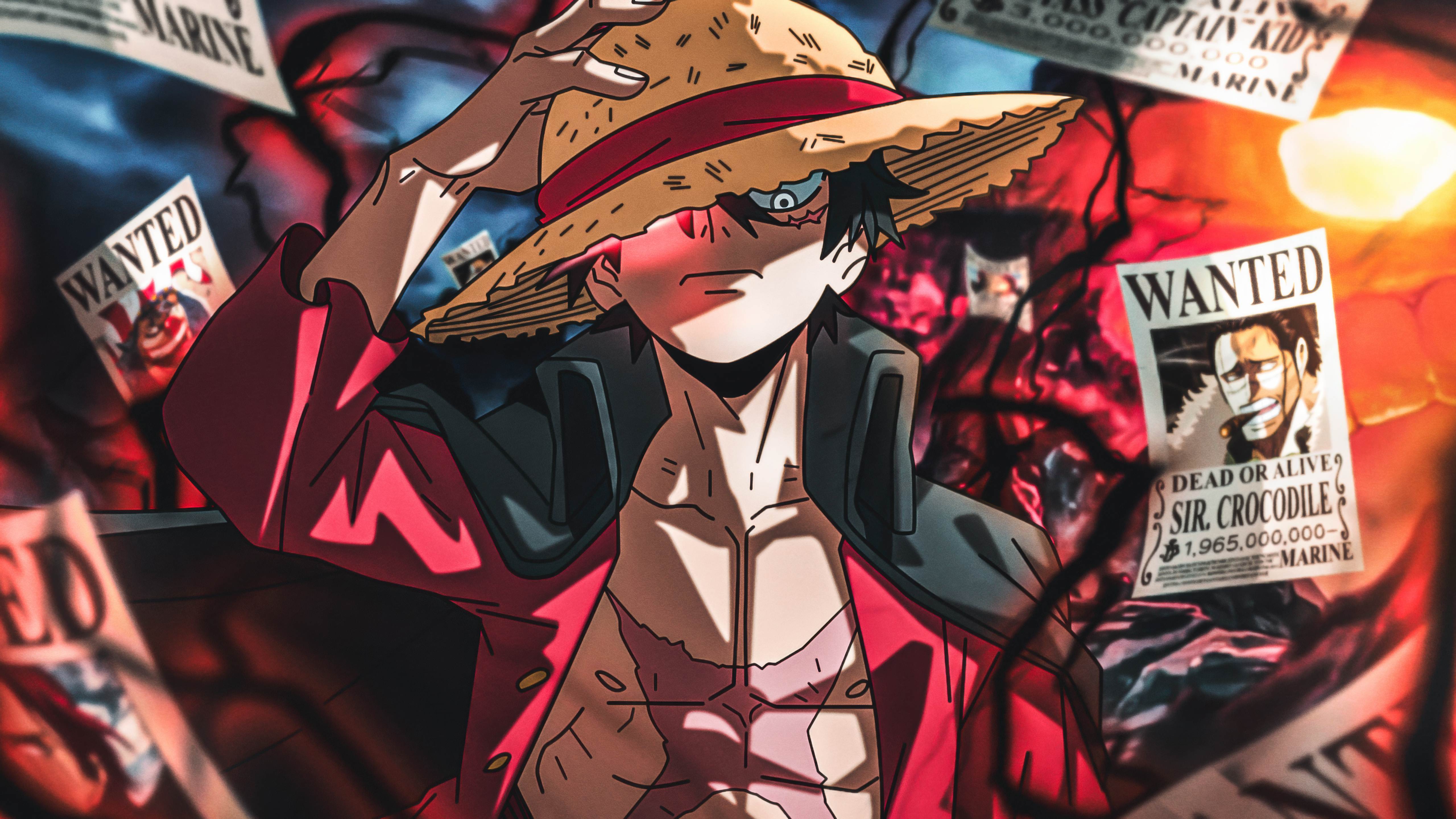 Shadow of Wano. The Haunted Gaze of the Underworld Captain 🌌🏴‍☠️