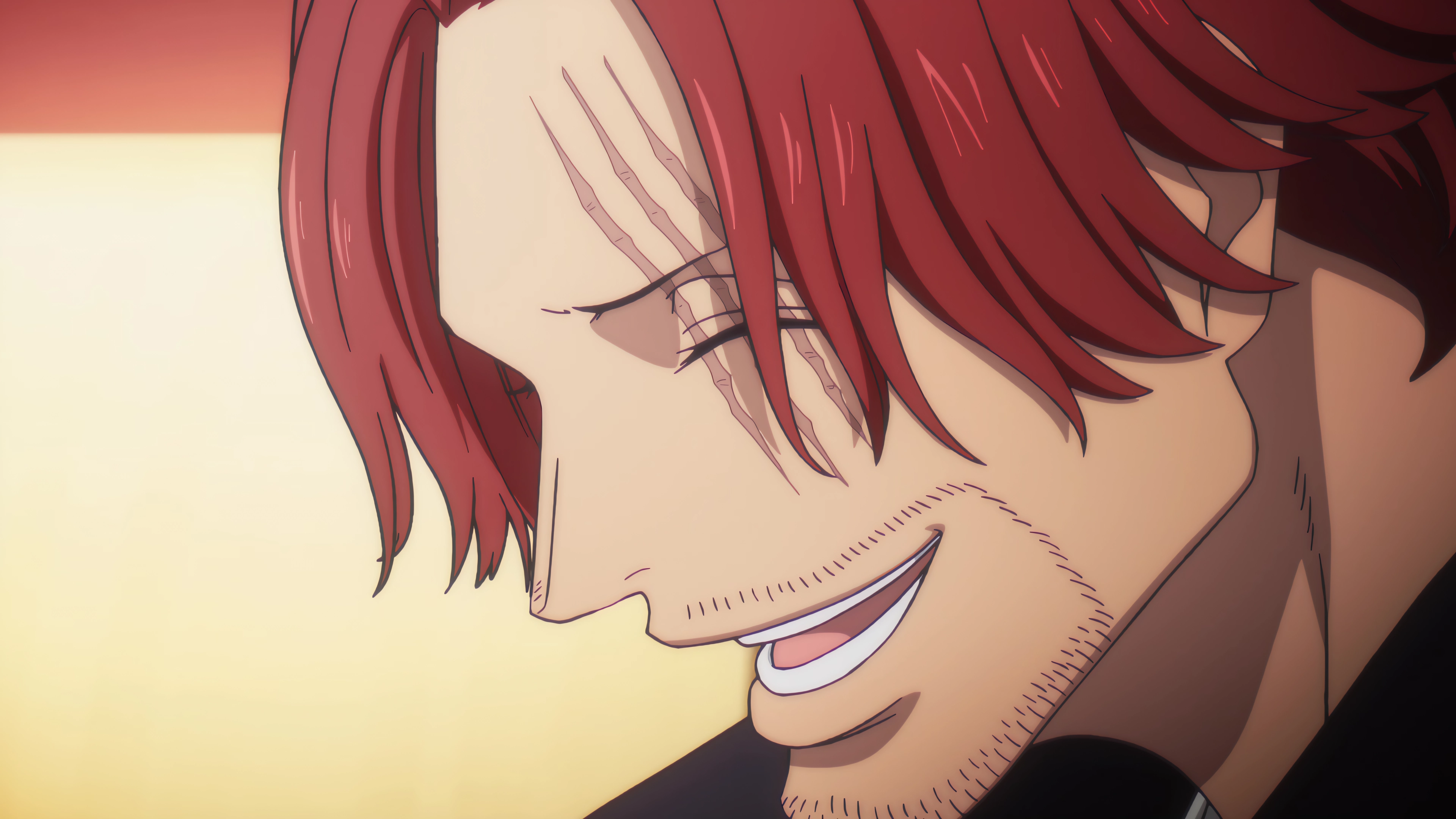 Softened Resolve. The Content Smile of the Red Hair Captain 👒 Studio