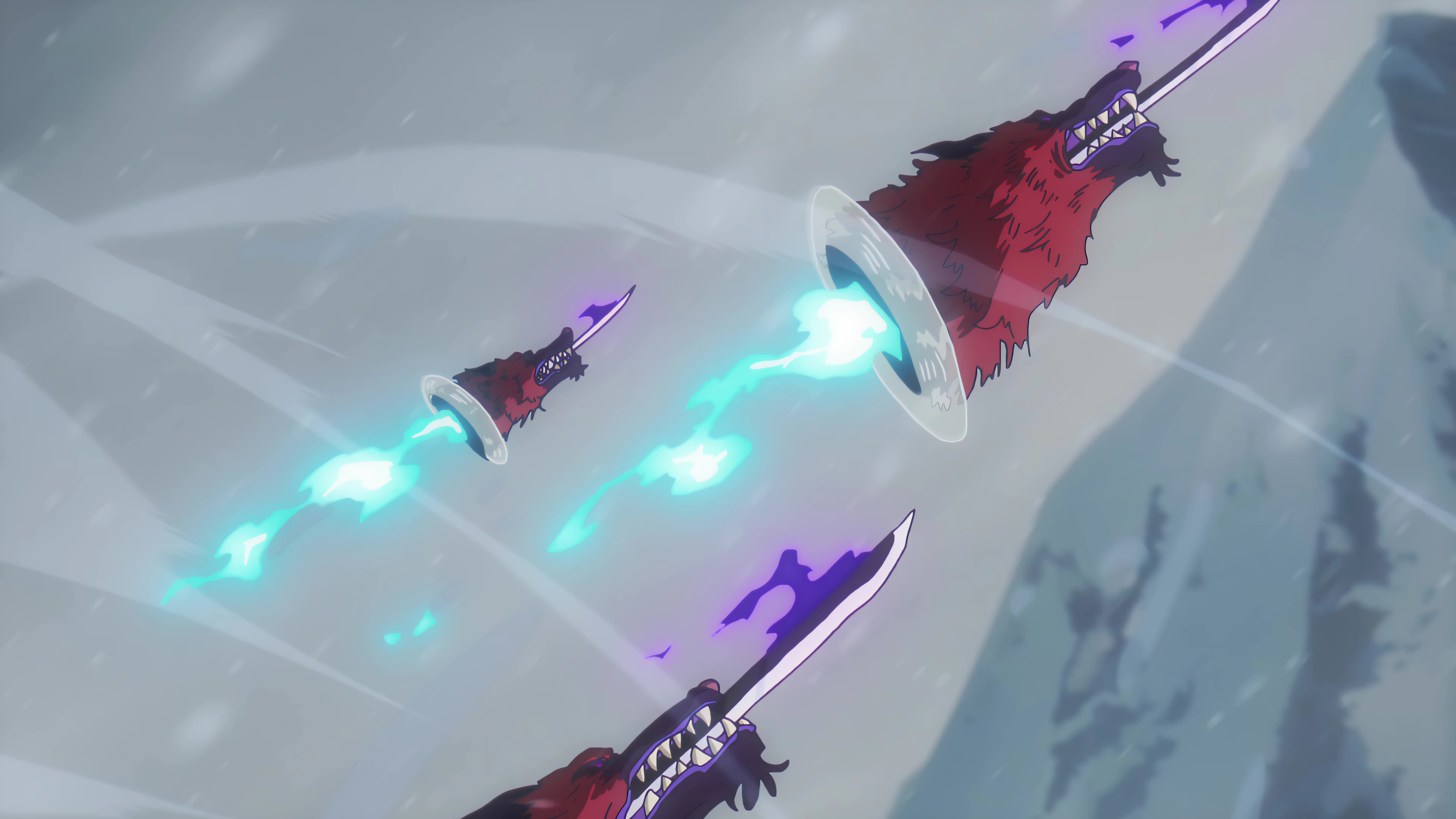 Mythical Beast Cerberus Decapitated Blade Attack