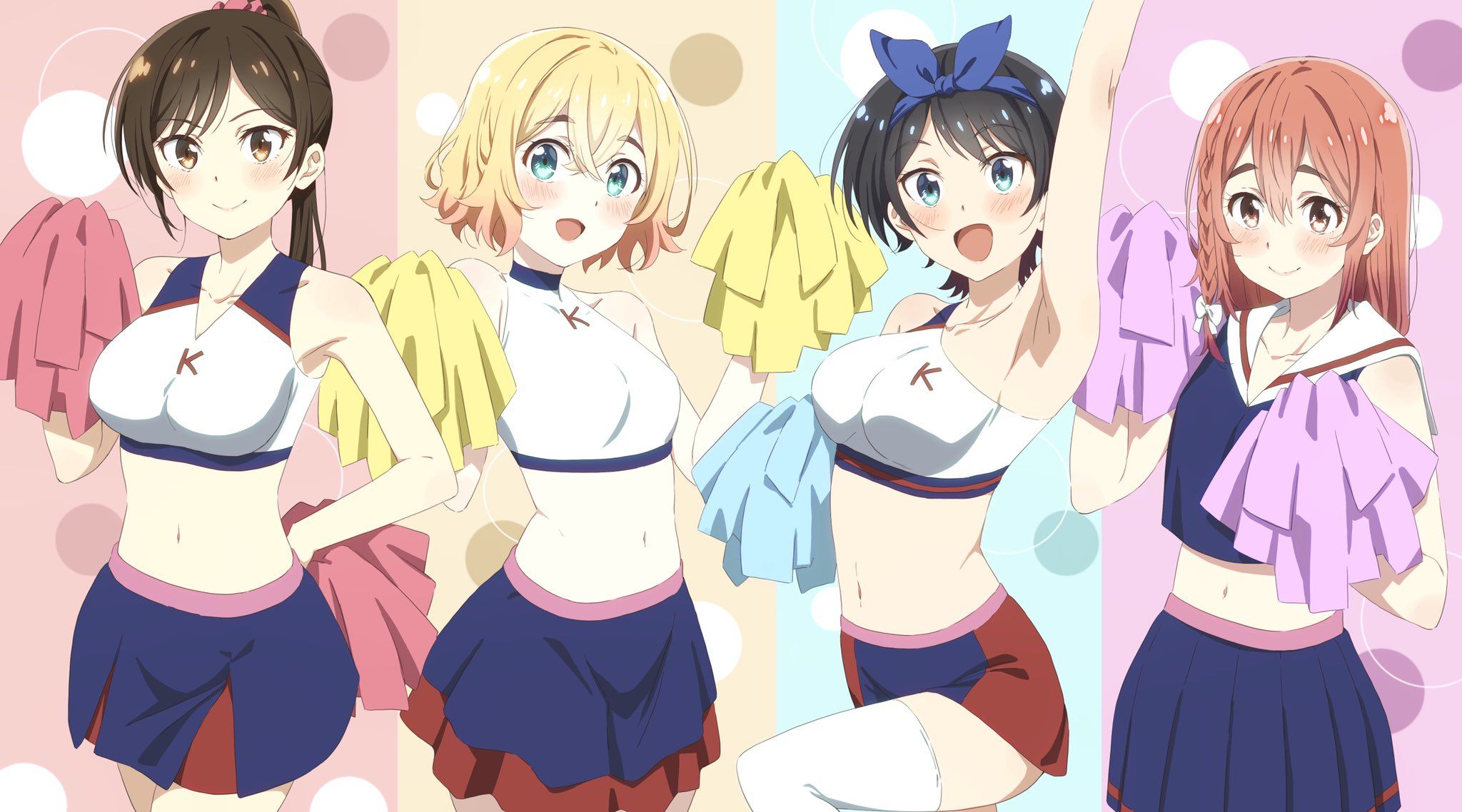 High-Energy Support. The Rental Girlfriend Cheer Squad