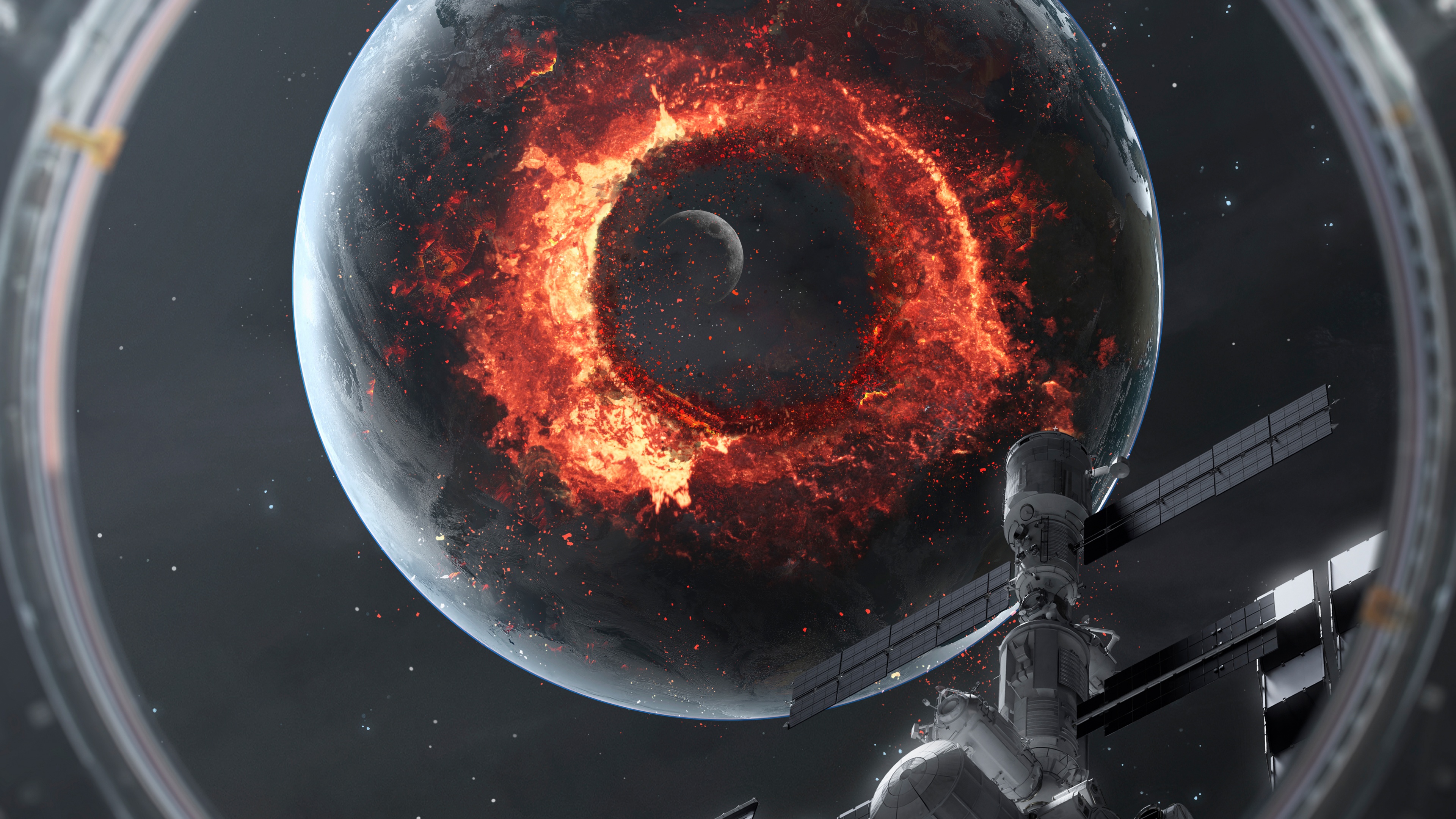 Total Planetary Extinction. The Ring Of Fire