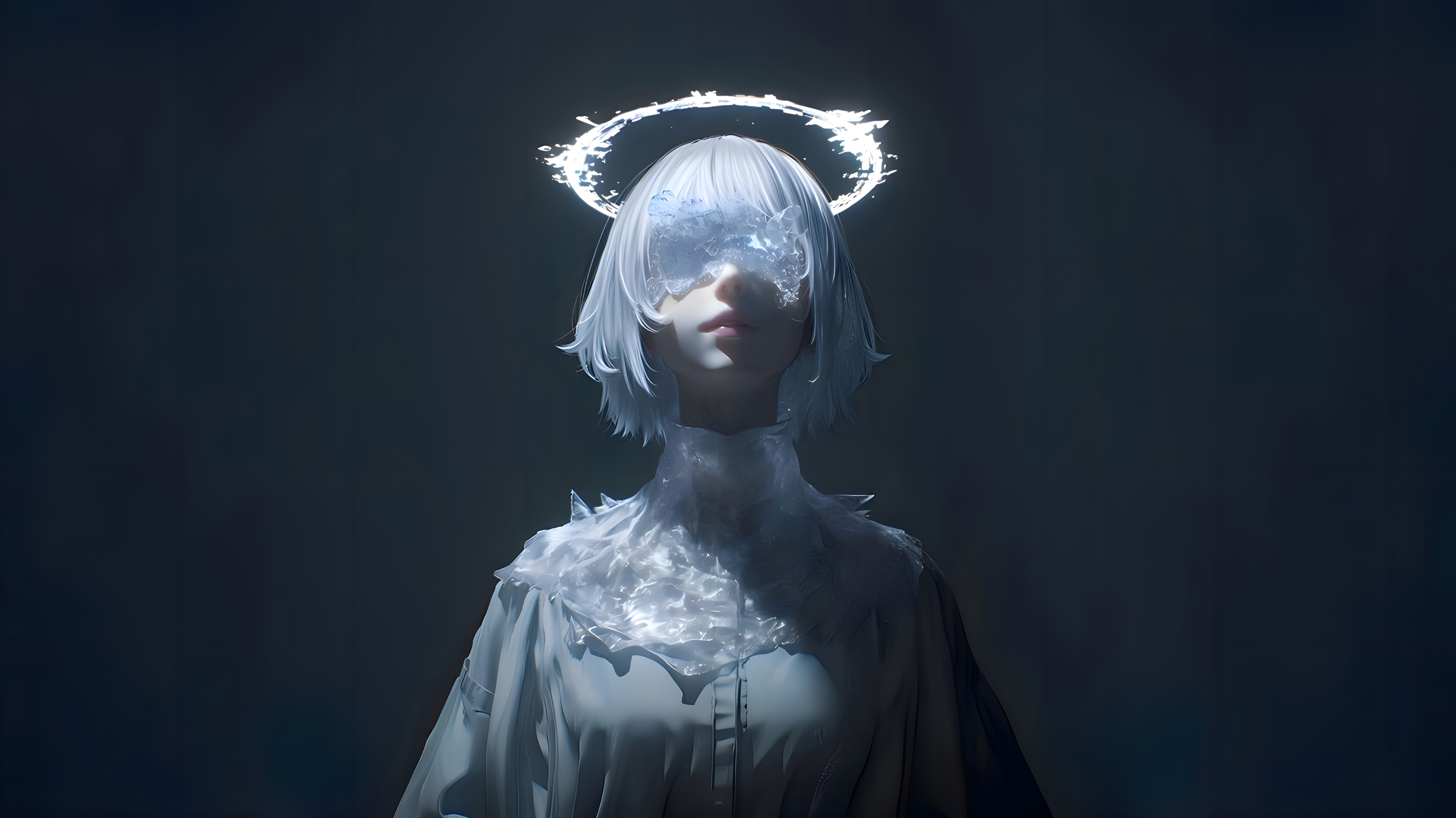 Silent Divinity: Shining Bright in the Deep Void!