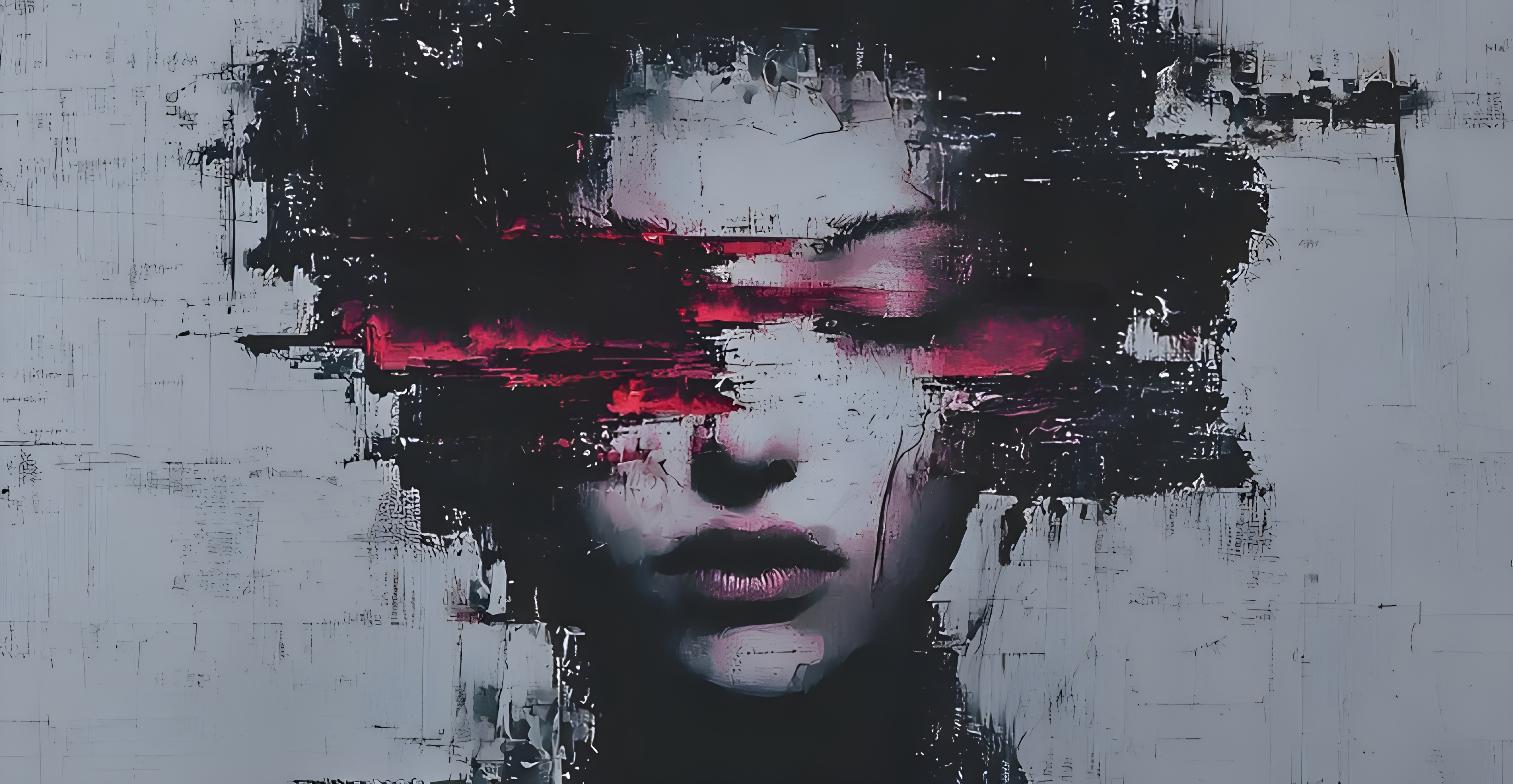 Broken Reality: The Crimson Glitch in the Void!