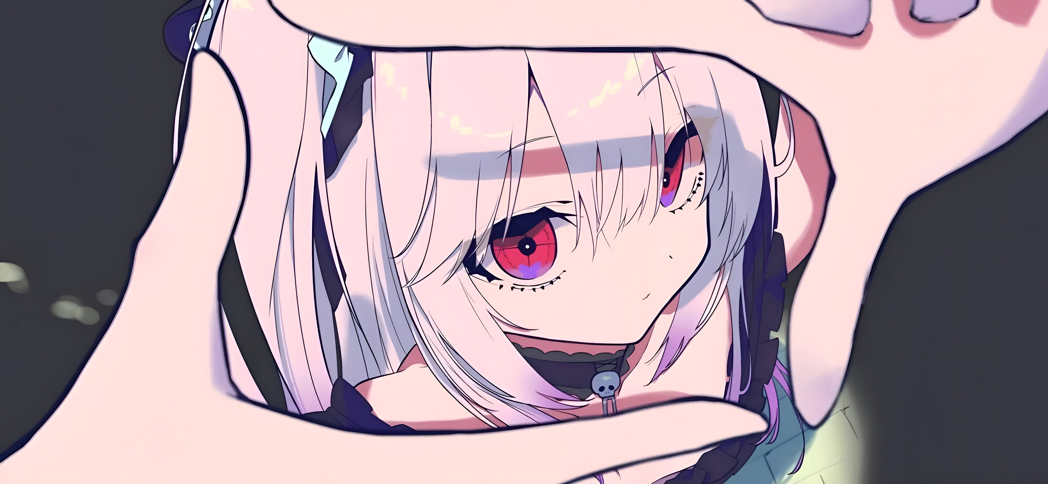 In Her Sights: The Crimson Eye Framing Your Soul!
