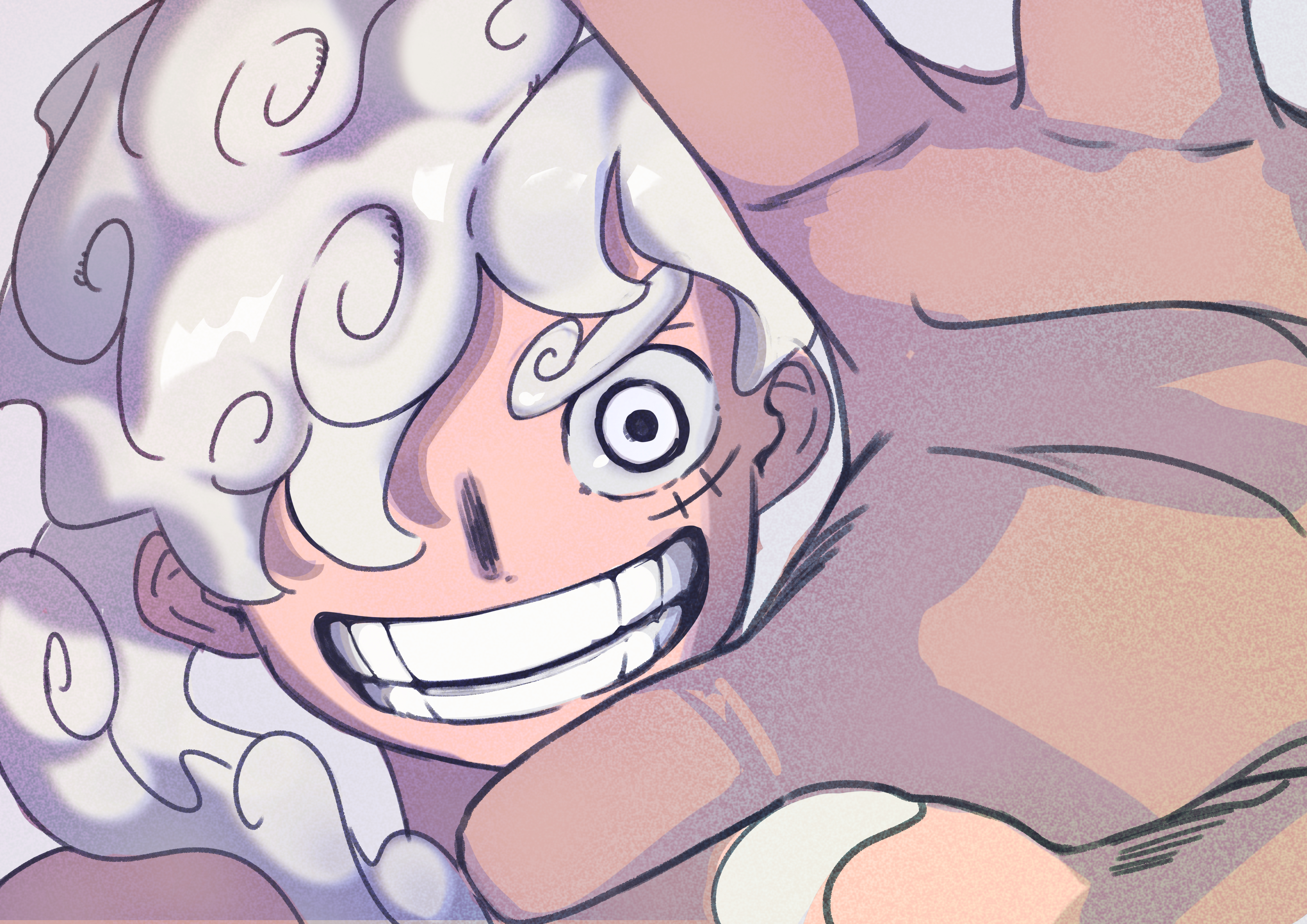 Joyboy's Gaze. The Boundless Grin of Liberation ☀️🤪