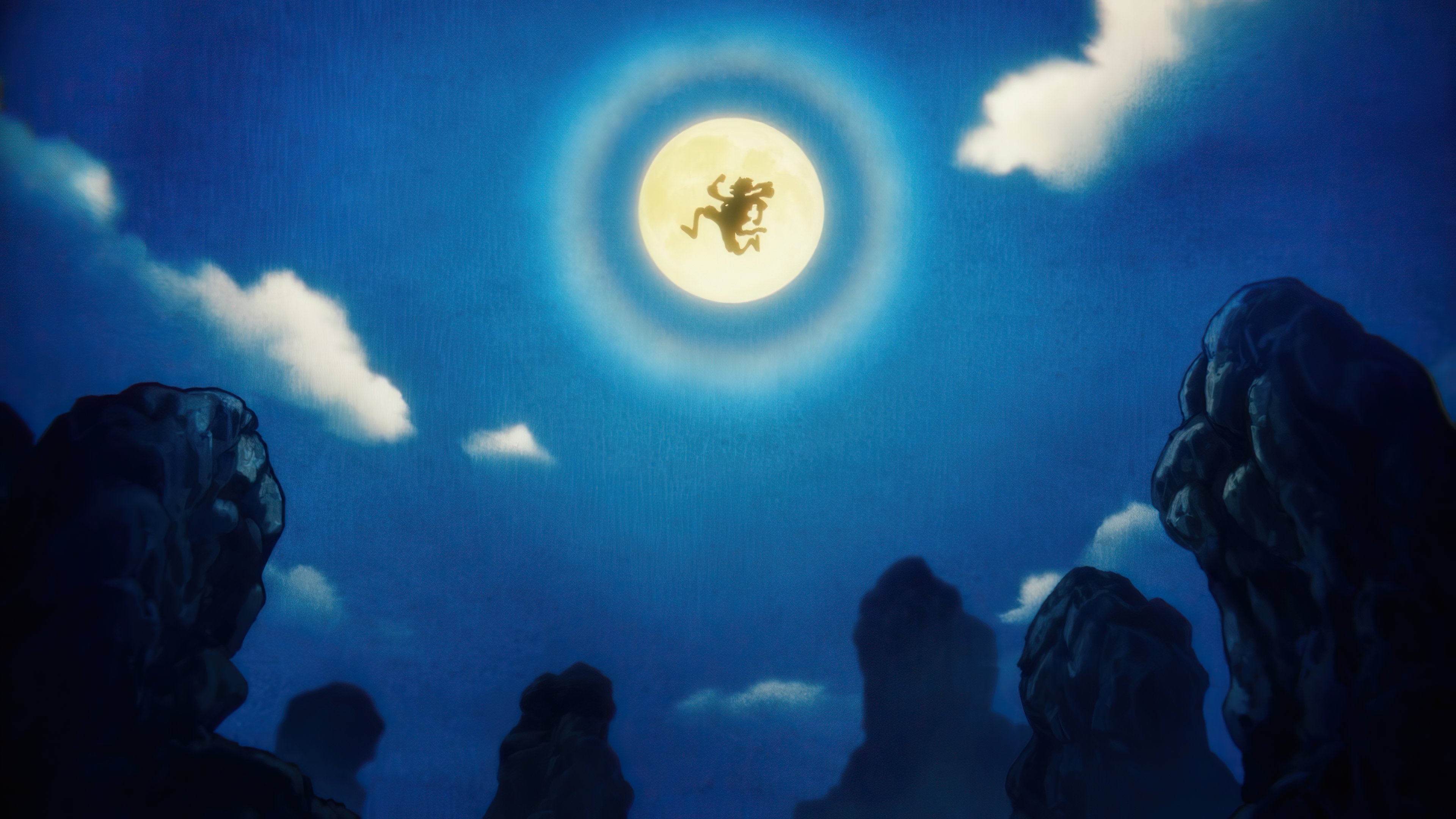 God of Liberation. The Moonlit Silhouette of Joyboy 🌕👣