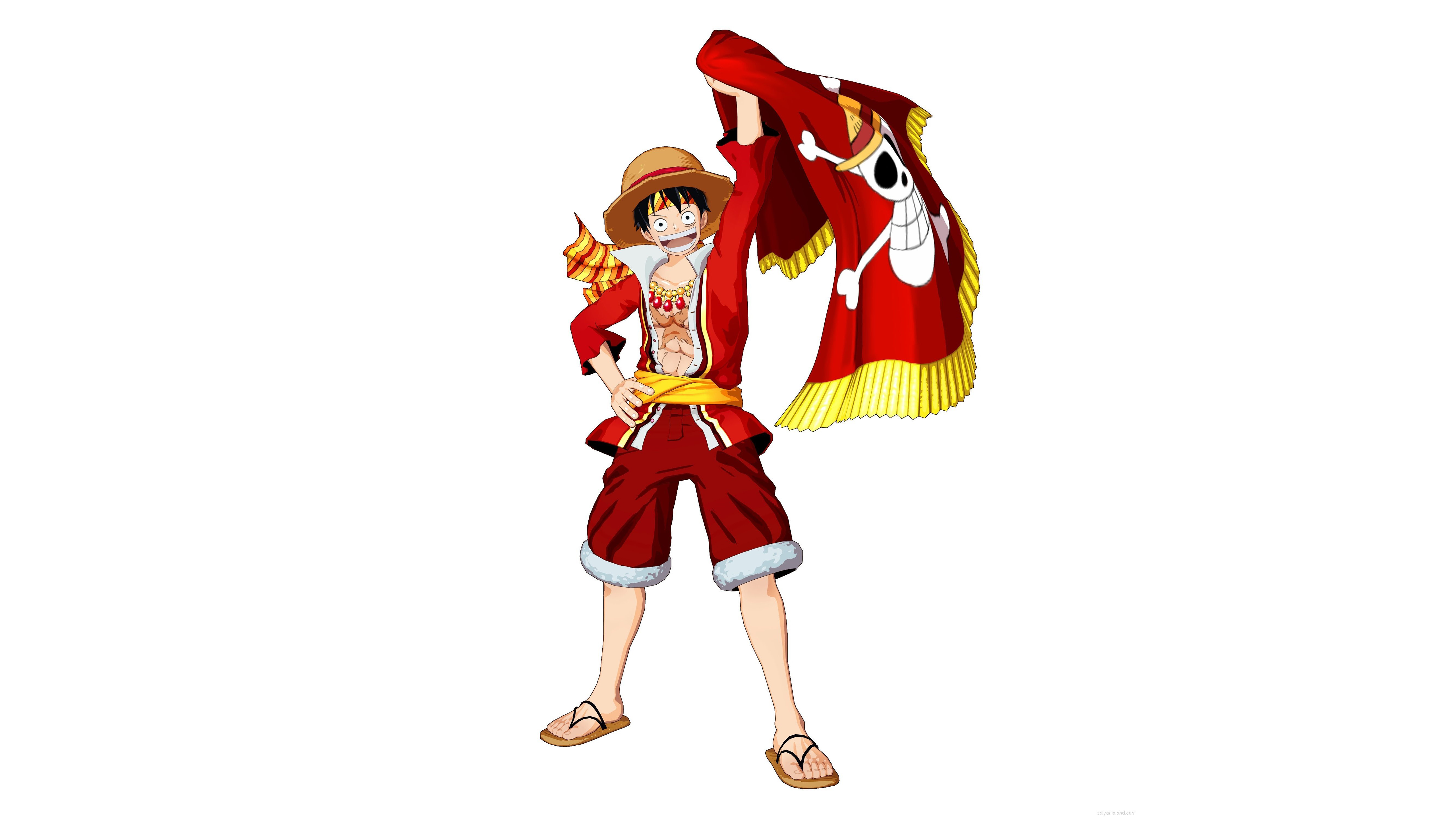 Sovereign of the Seas. Luffy Plants the Jolly Roger 🚩 Flying