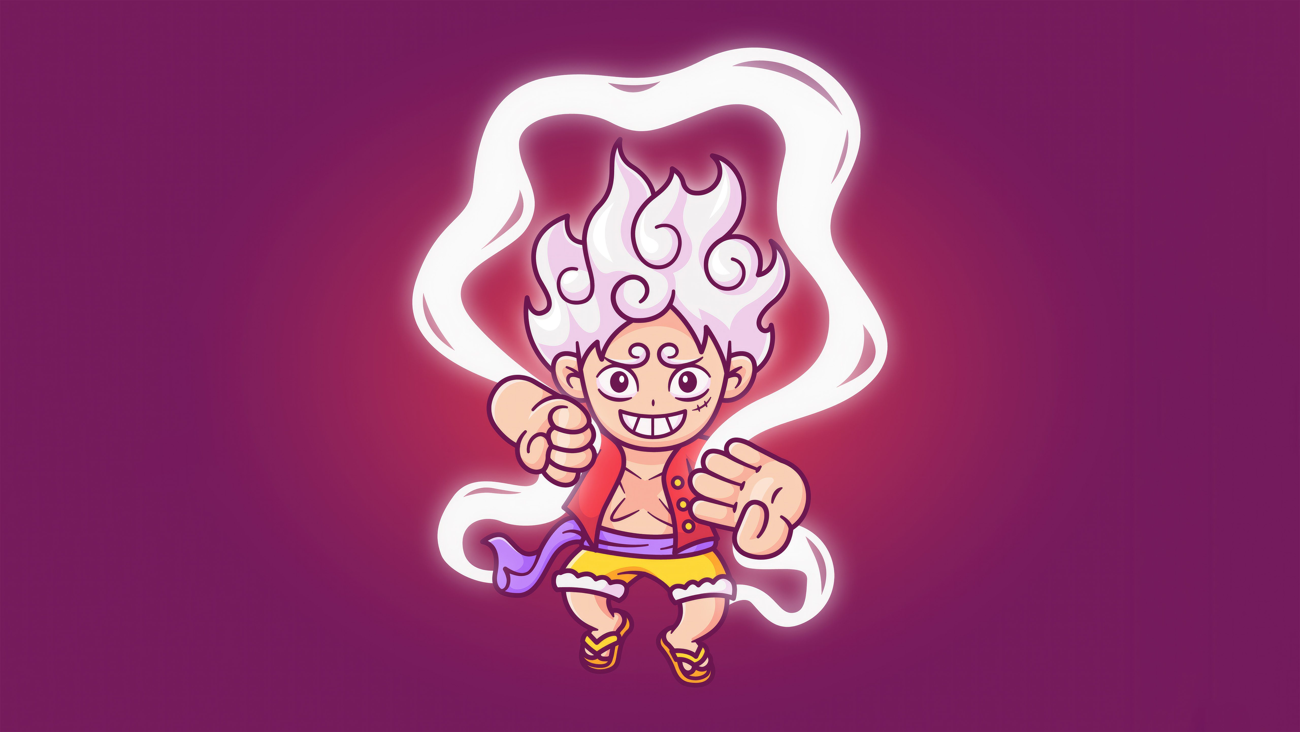 Chibi Nika Dawn. The Floating Sun God Smile ☀️🤪