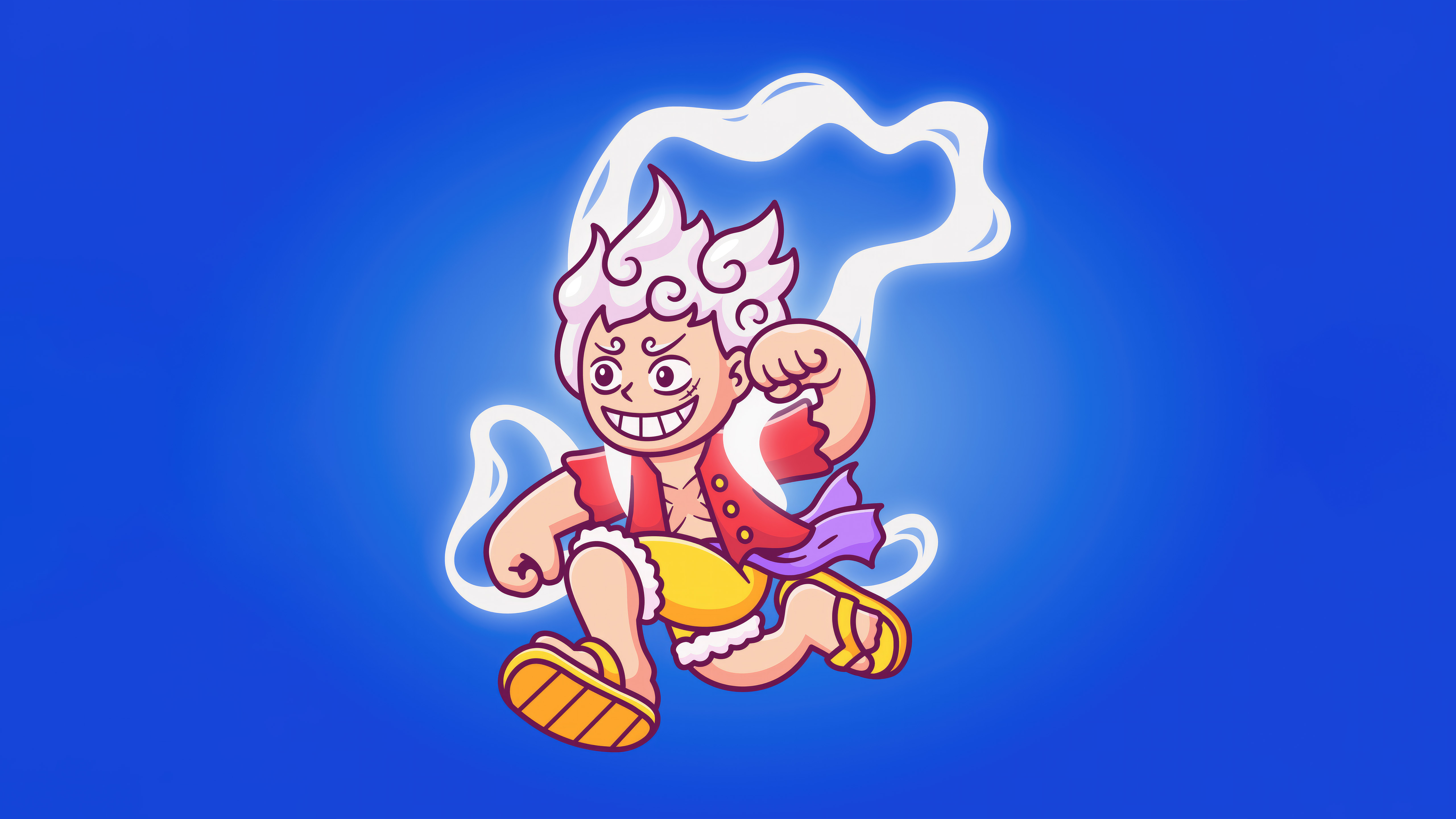 Joyboy Sprint. The Liberated Blue Chibi Run ☀️ Sky