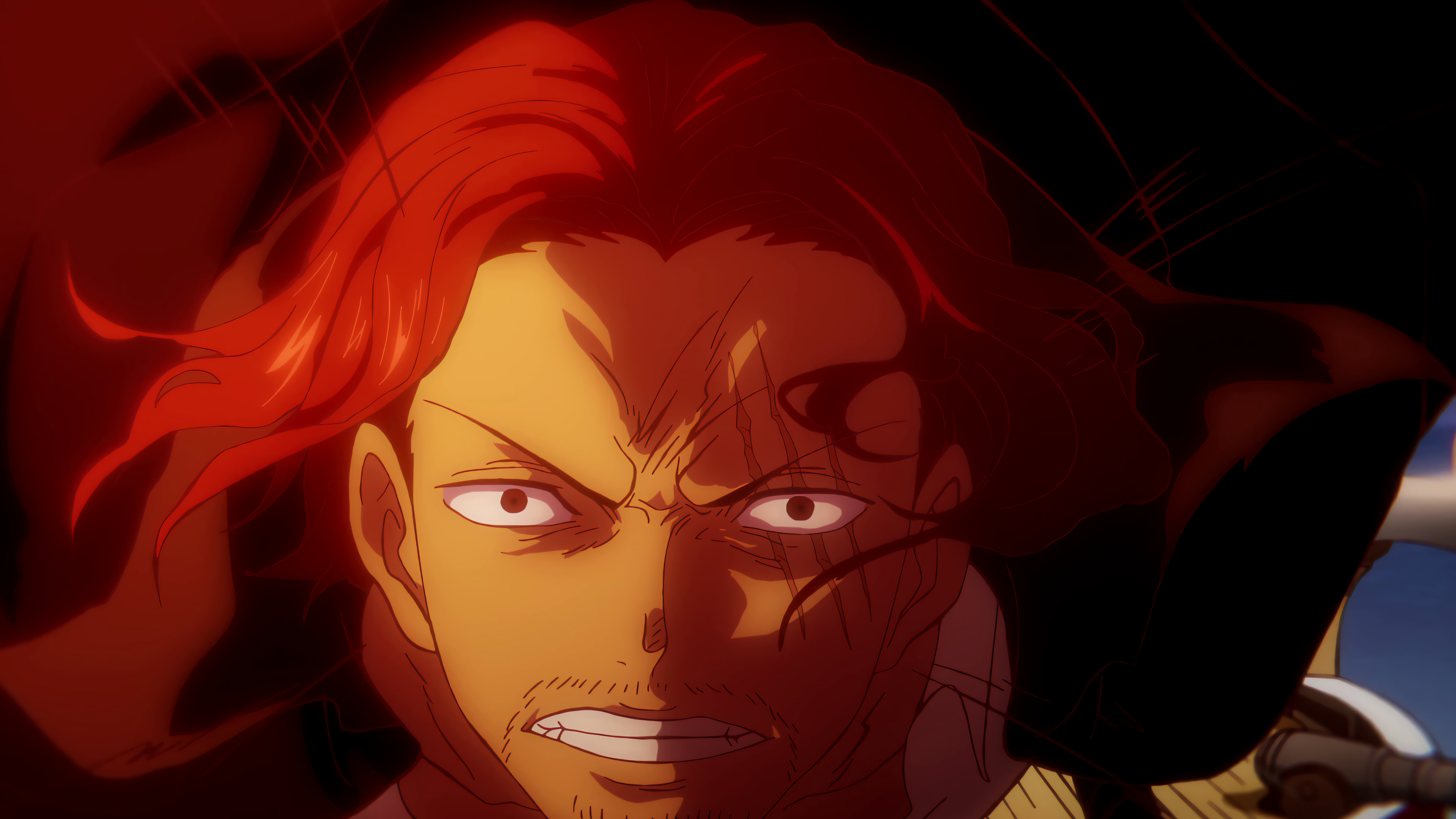 The Crimson Confrontation. The Burning Stare of the Yonko 👁️💢