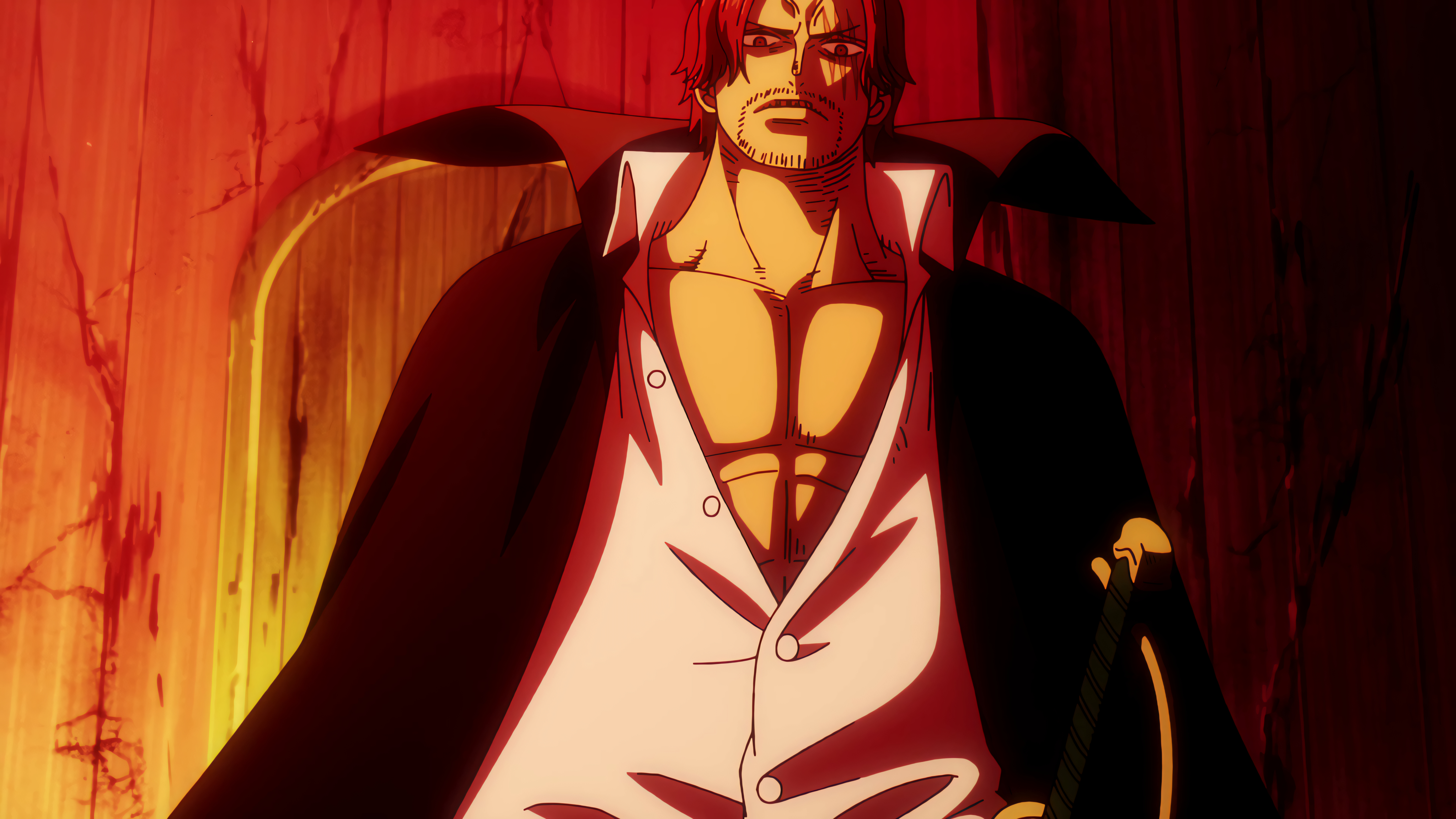 King's Retribution. The Stern Countenance of the Red Hair Captain 🏴‍☠️🩸