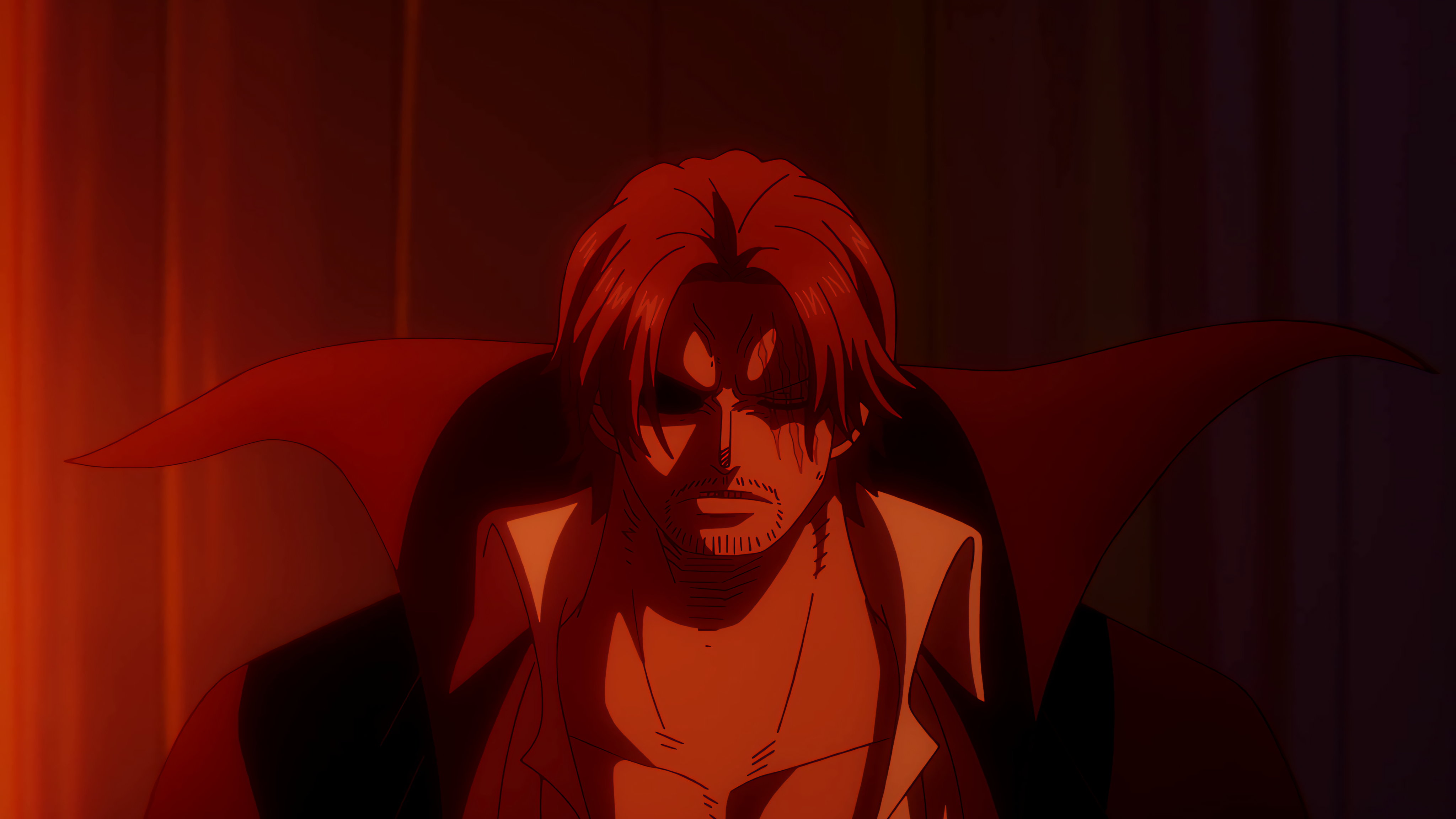 Shadowed Retribution. The Red-Haired Specter 👤 Masked