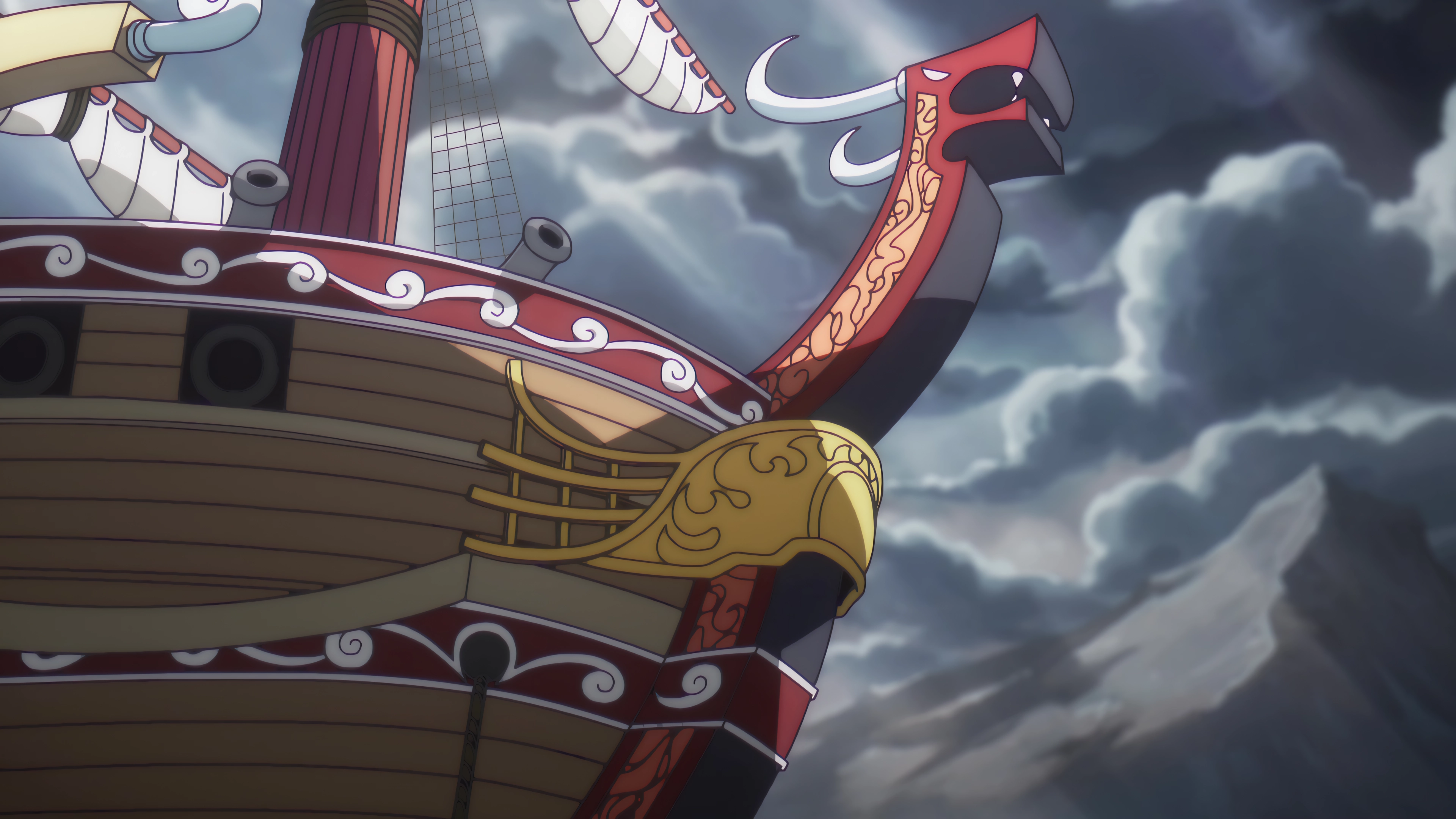 Bow of the Red Force. The Carved Dragon Figurehead 🐉⛵