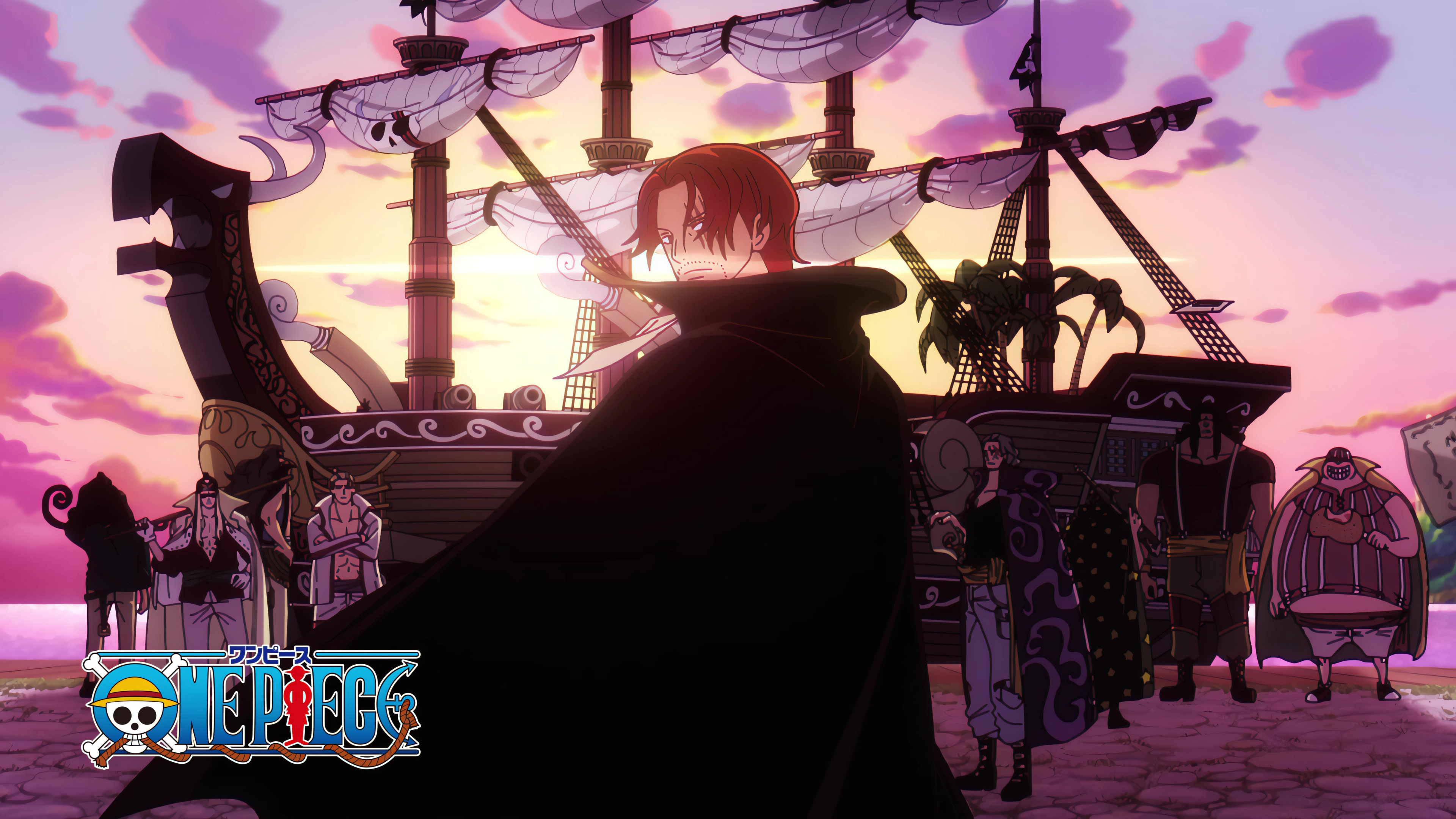 Fleet at Sunset. The Unwavering Red Hair Lineup 🏴‍☠️🌅