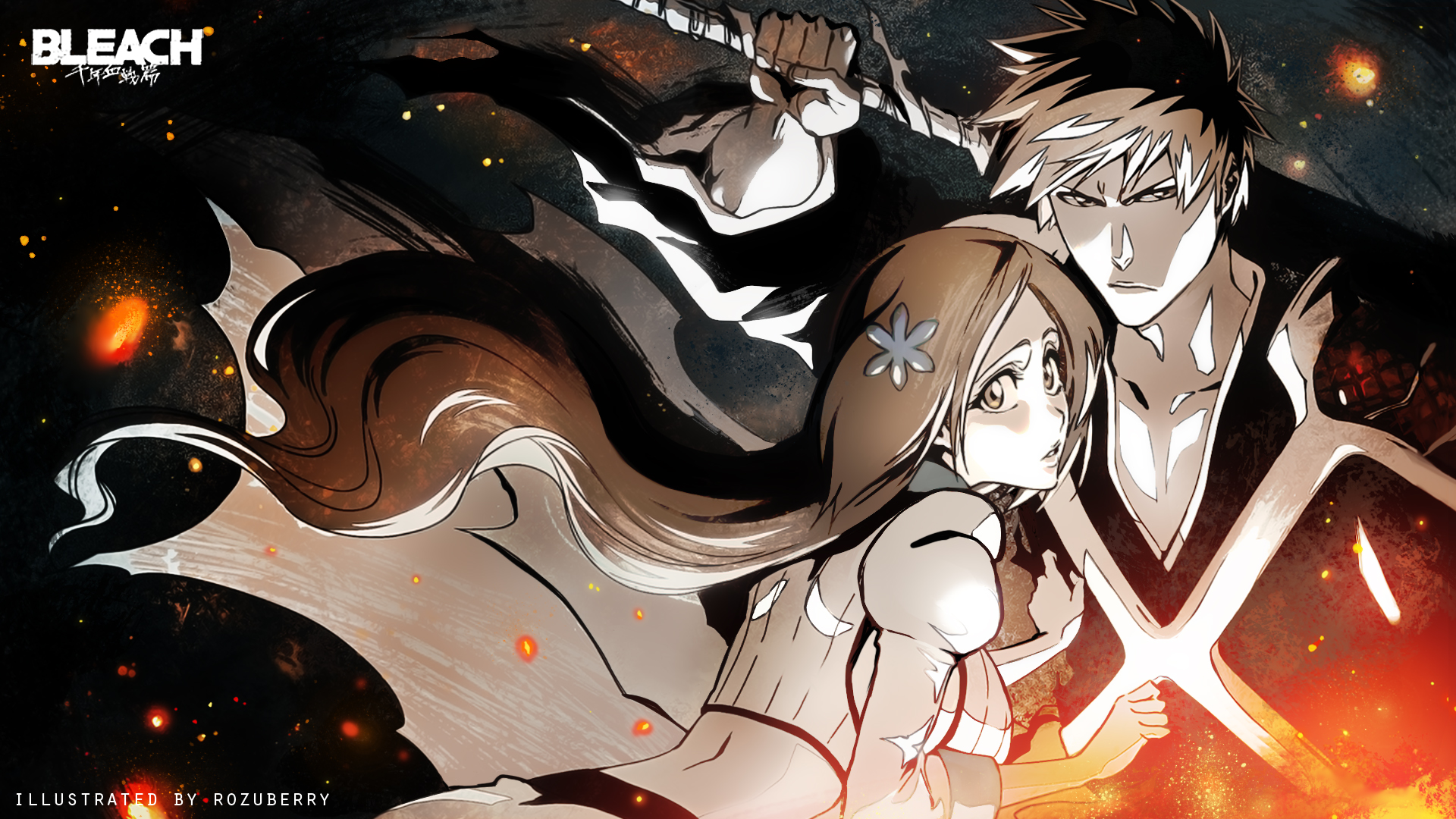 Ichigo and Orihime Battle Dynamic