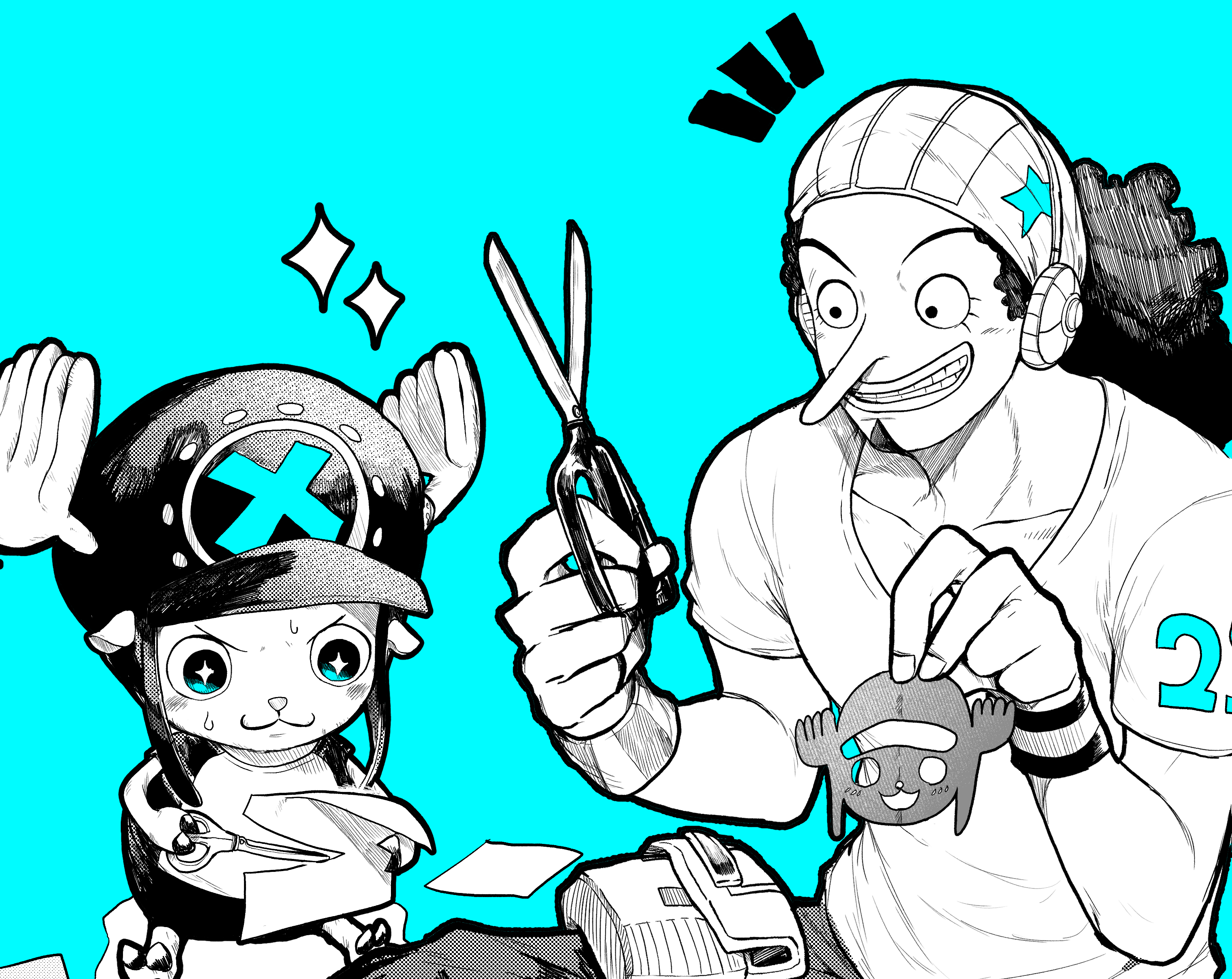 Usopp Teaching Chopper