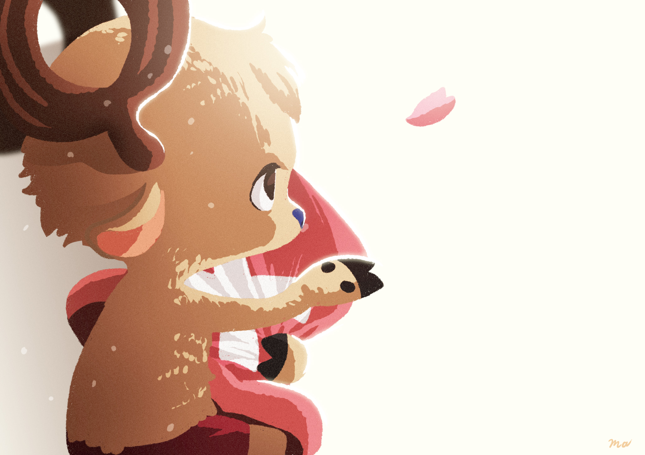 Tiny Chopper Hugging His Hat