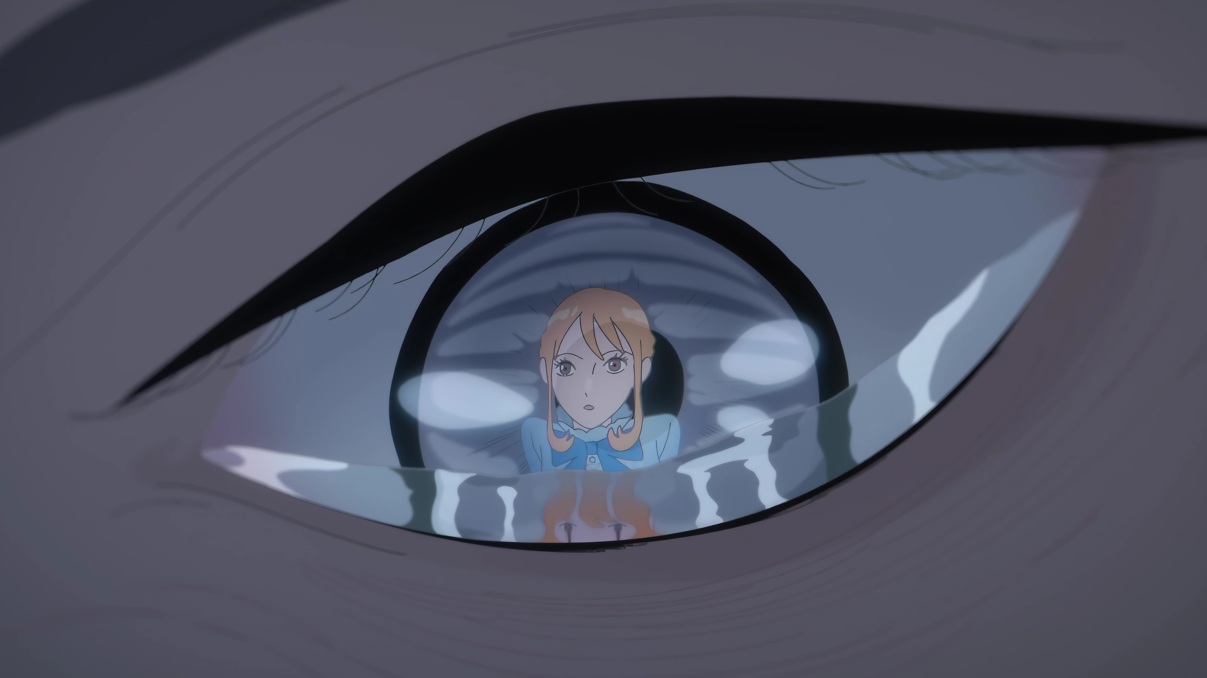 Tearful Reflection. The Image in the Iris 👁️💧