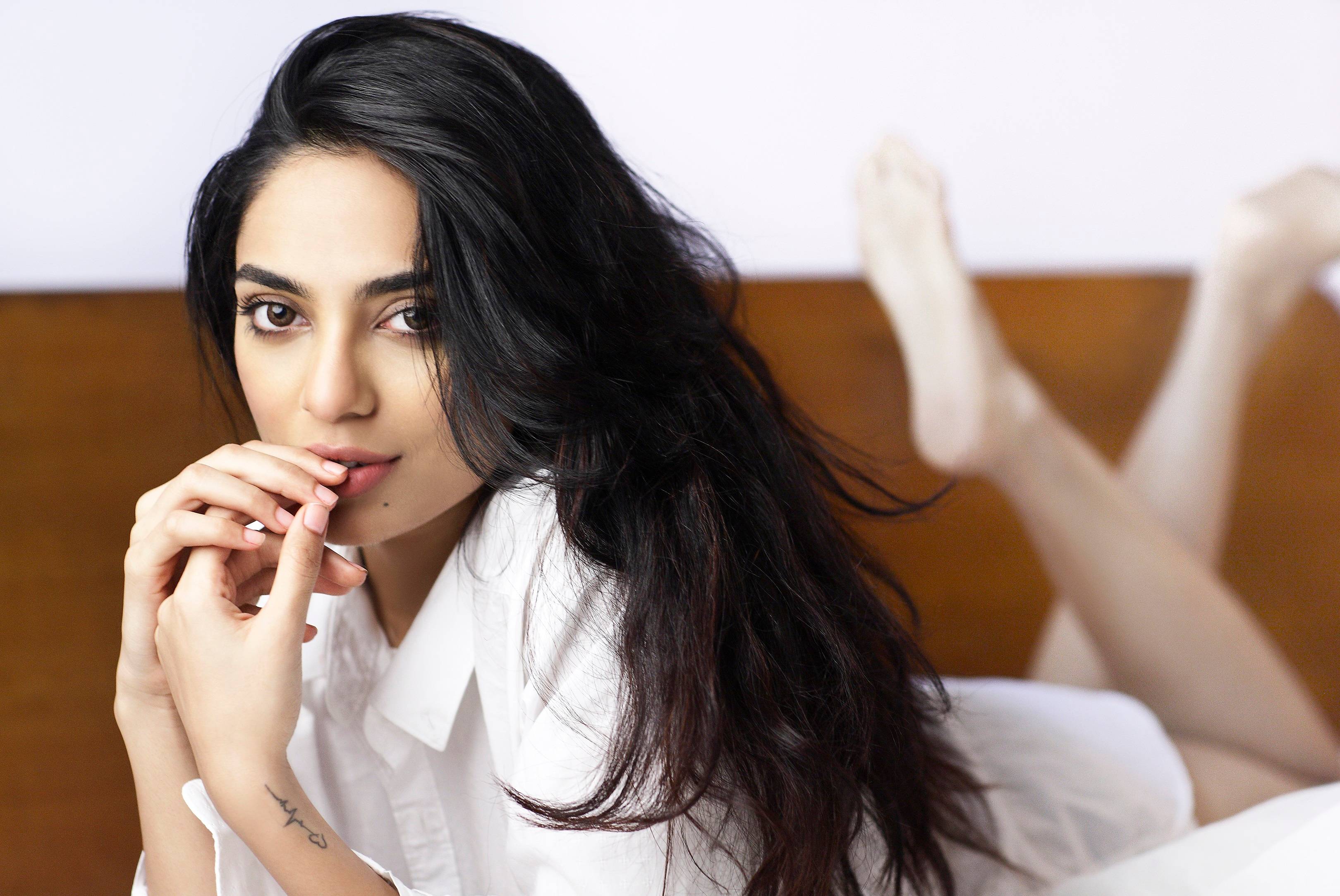 Sobhita Dhulipala Morning Bed Portrait