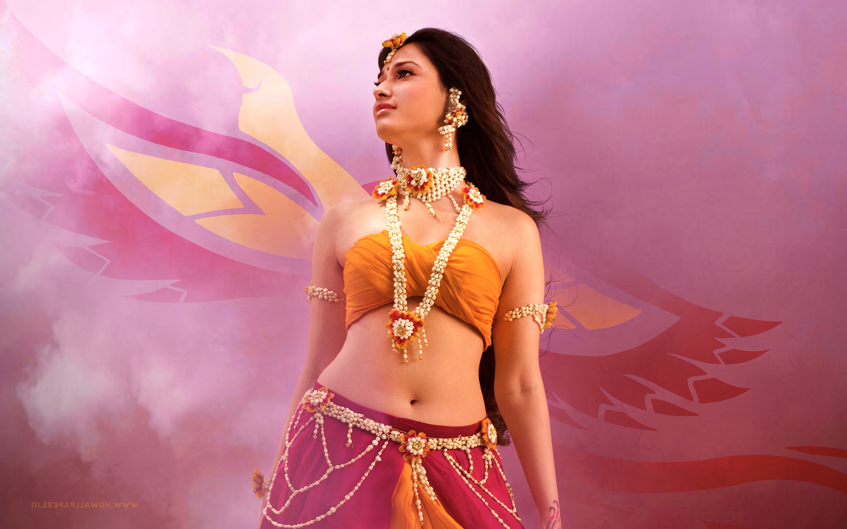 Baahubali Movie Avantika Floral Garlands Costume