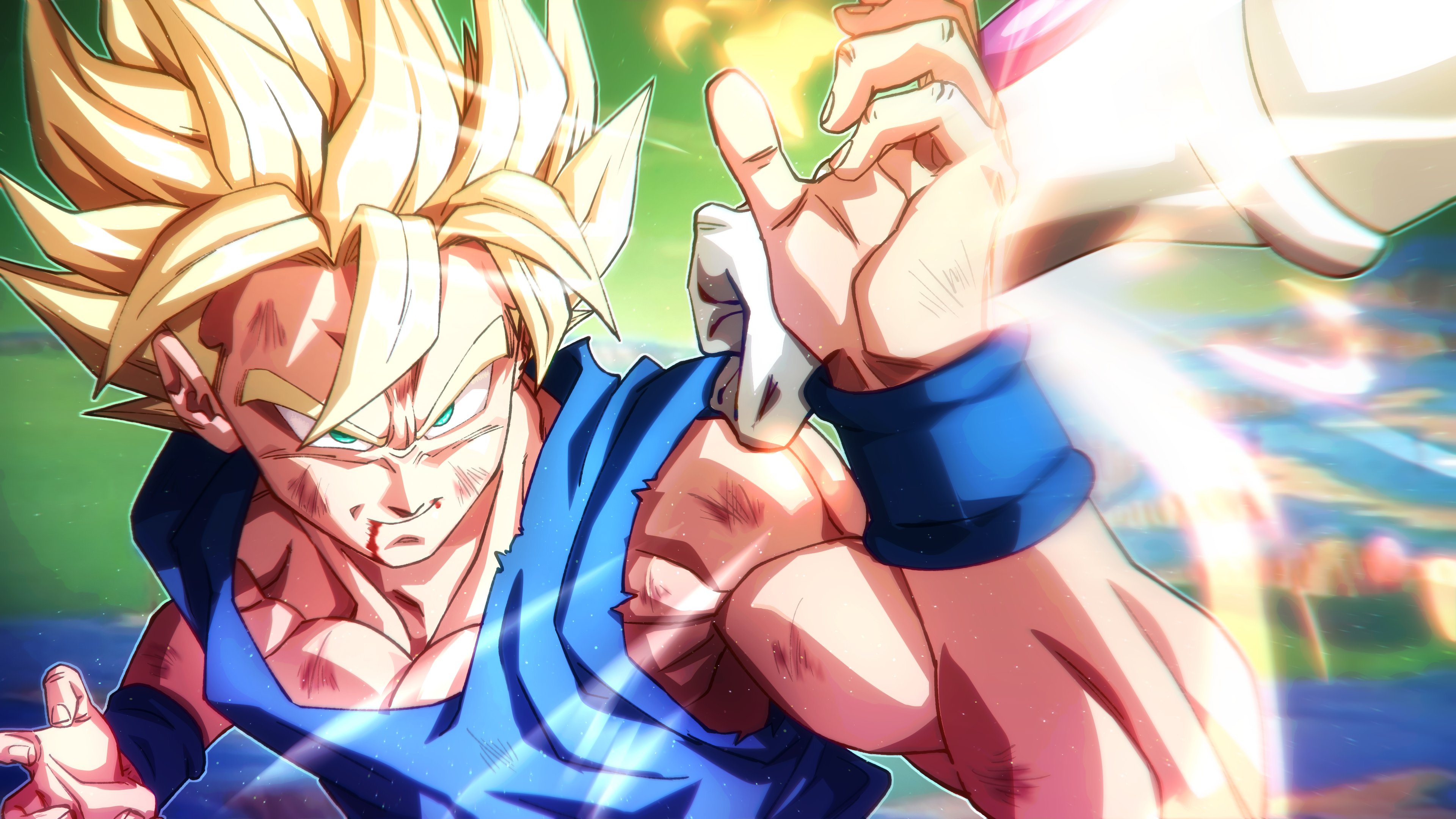 The Primal Saiyan King: Goku’s Super Saiyan 4 Roar